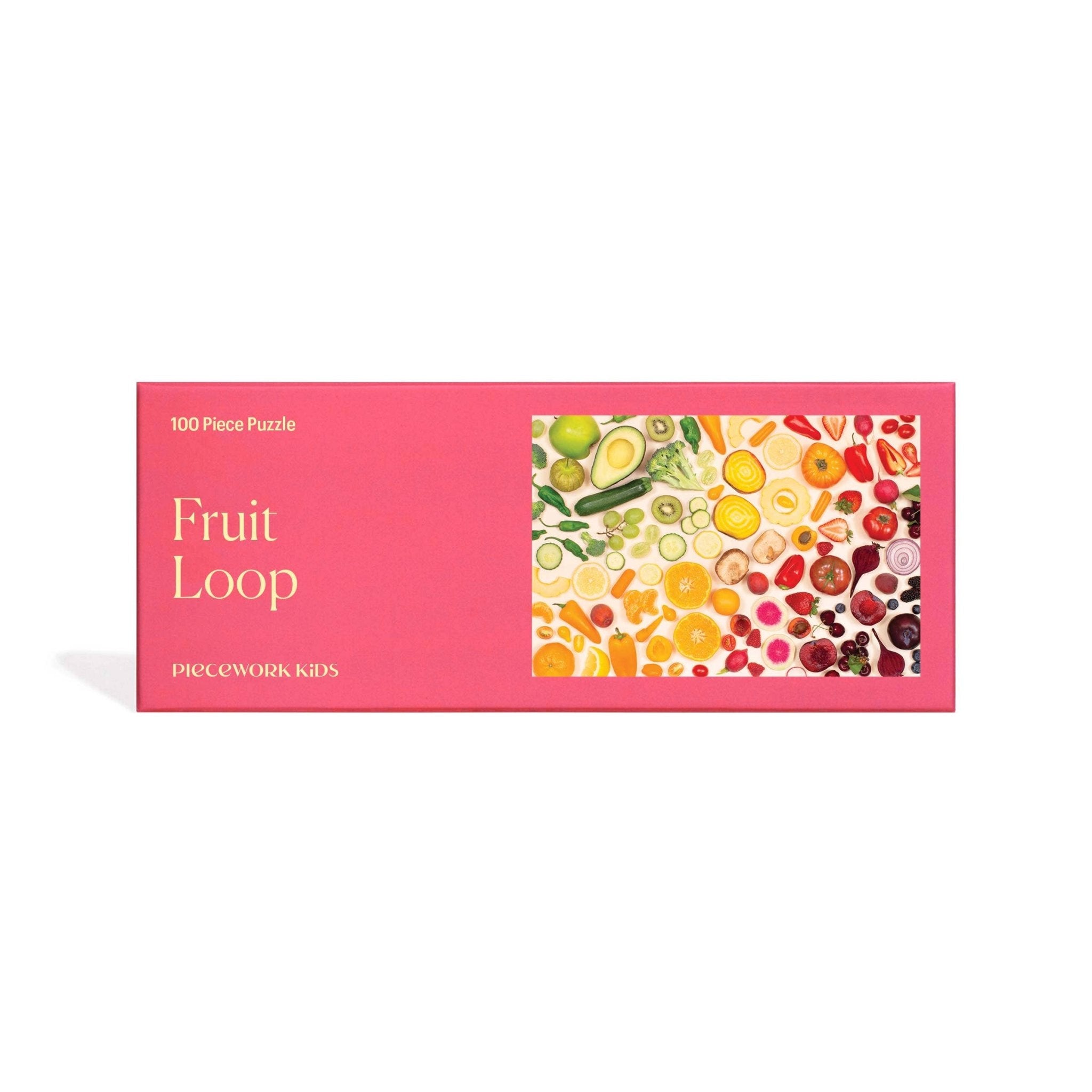 Piecework Puzzles - Fruit Loop 100 Piece Puzzle - Detour Boutiques