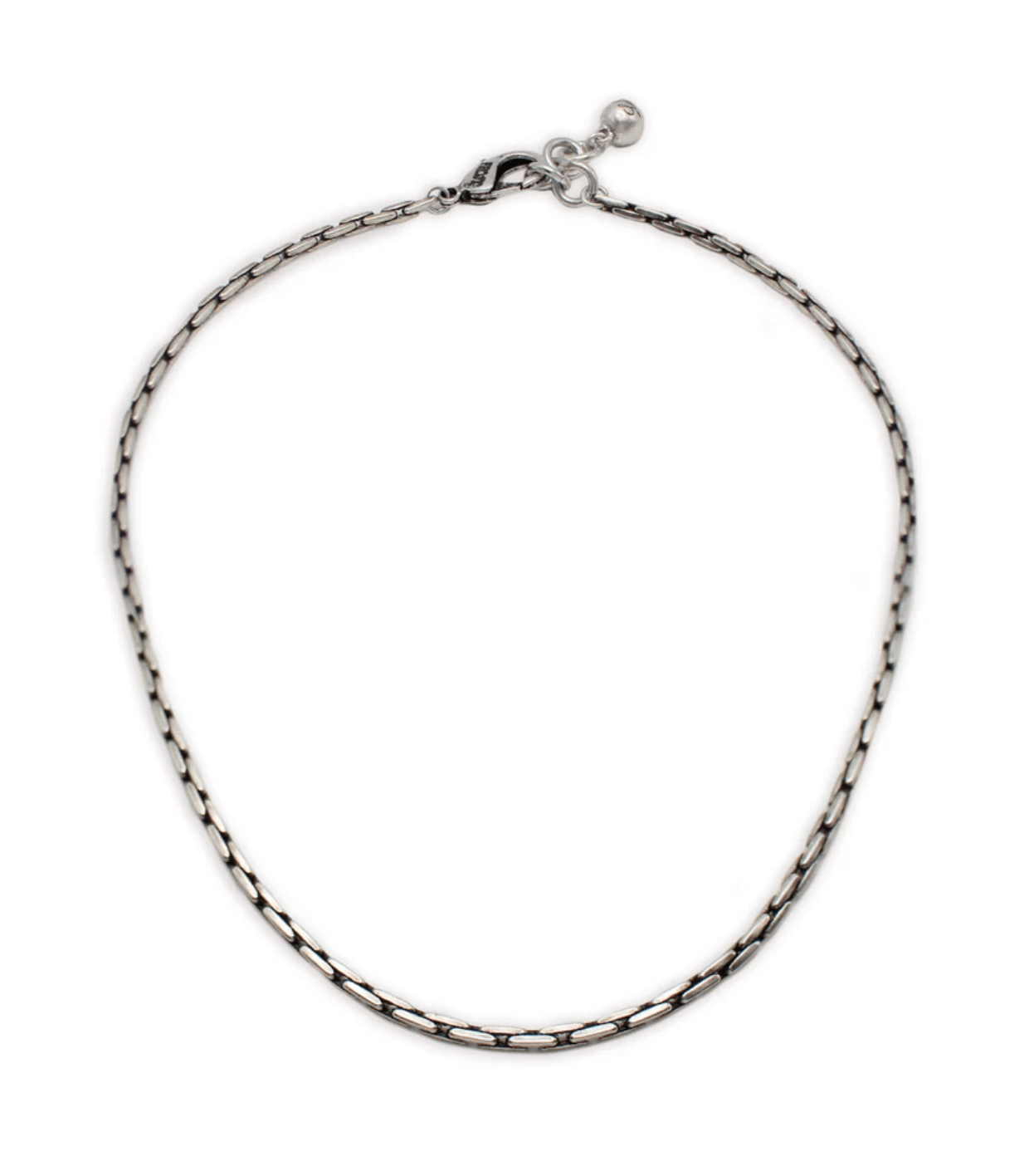 Plaza Bond Chain Necklace Base - Silver - Detour Boutiques