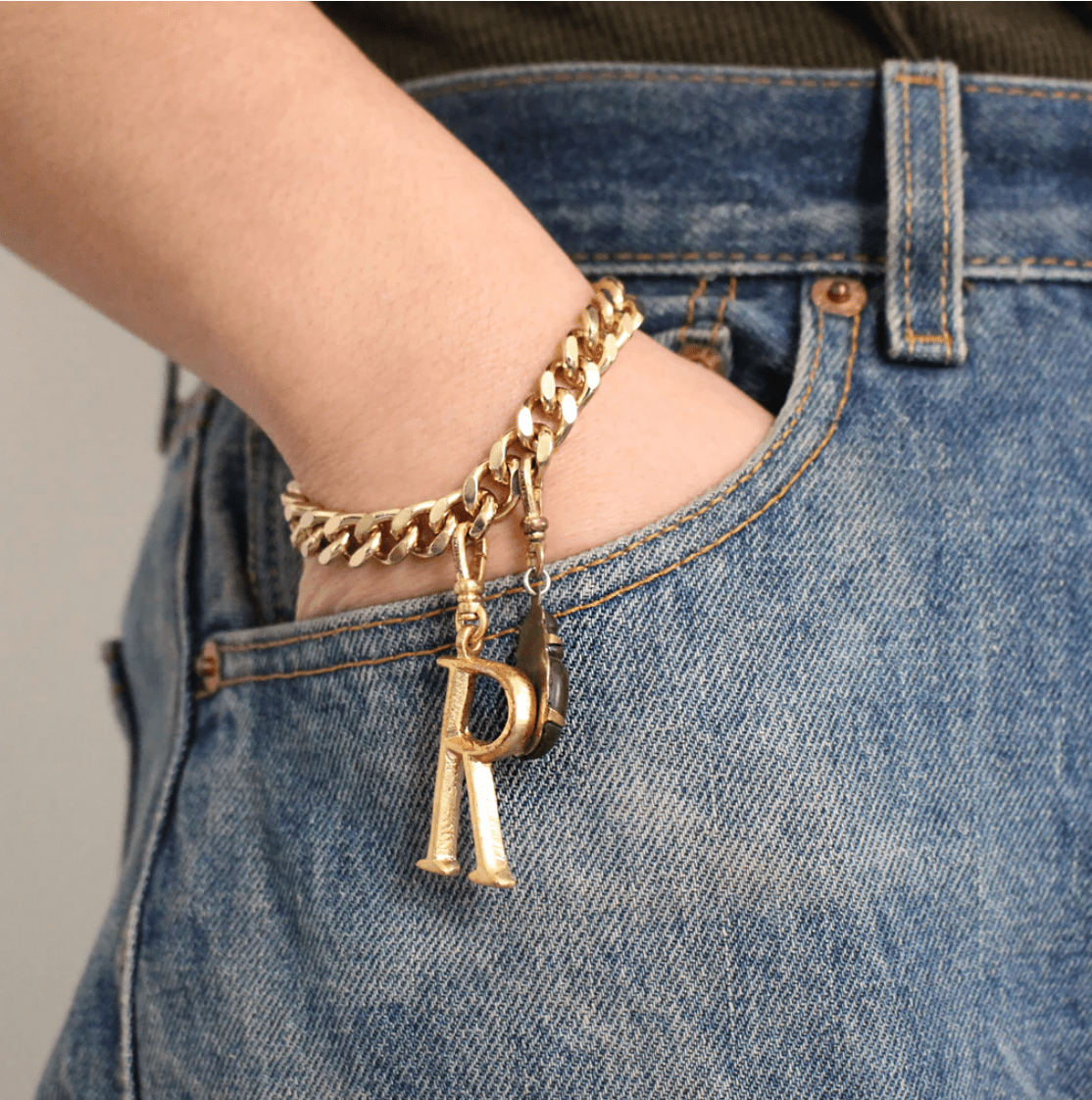 Plaza Chunky Curb Link Bracelet - Detour Boutiques