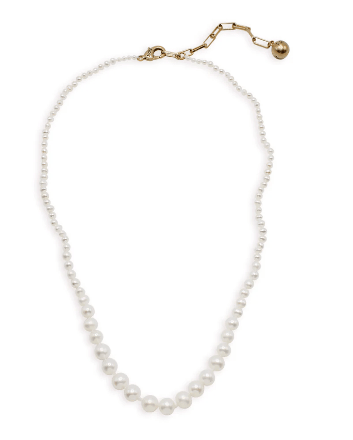 Plaza Knotted Silk Natural Pearl Necklace - Detour Boutiques