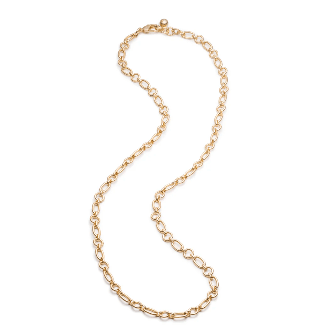 Plaza Oval & Round Chain Necklace Base - Detour Boutiques