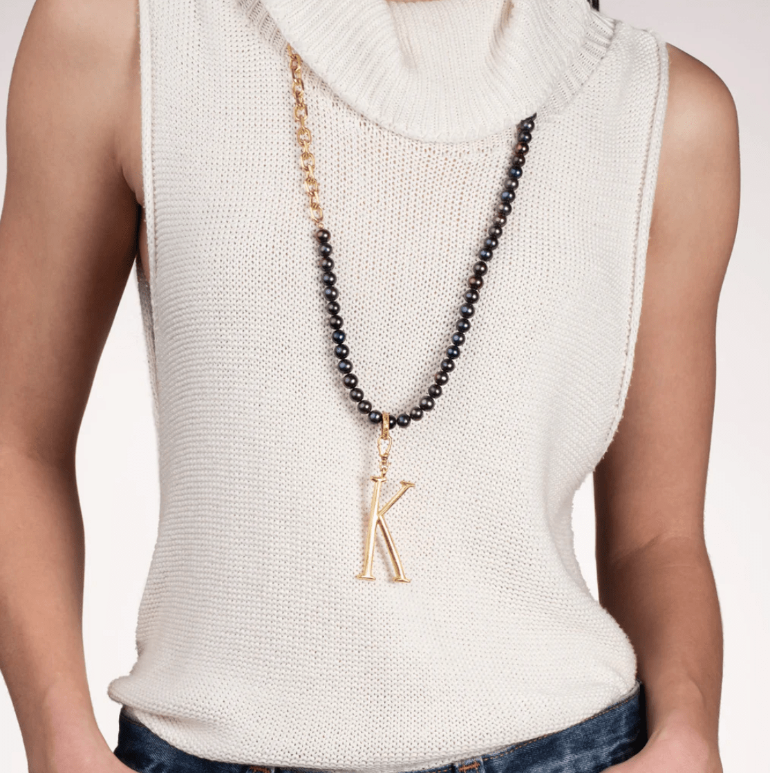 Plaza Peacock Pearl Necklace Base - Detour Boutiques