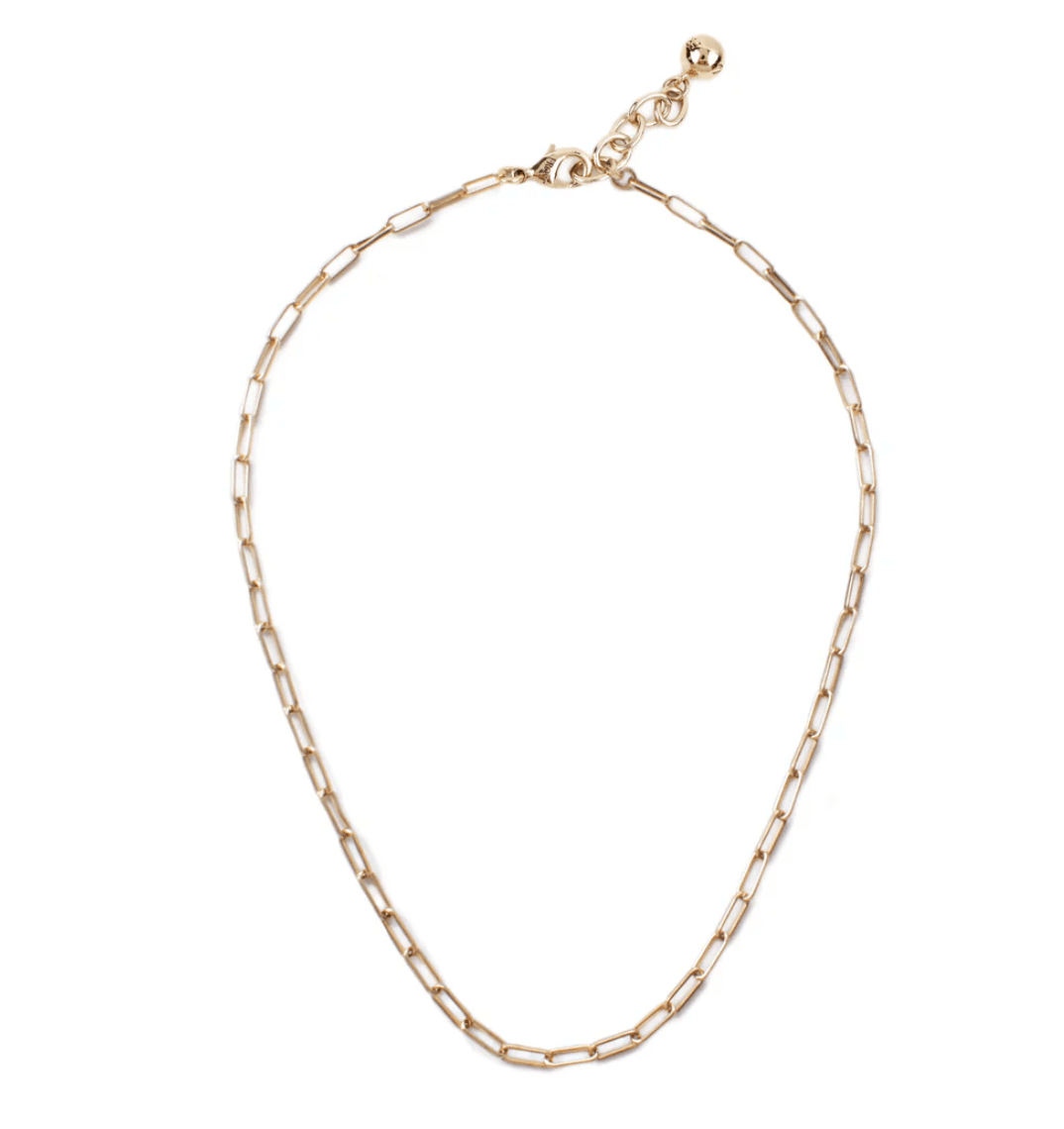 Plaza Rectangle Short Link Necklace Base - Detour Boutiques