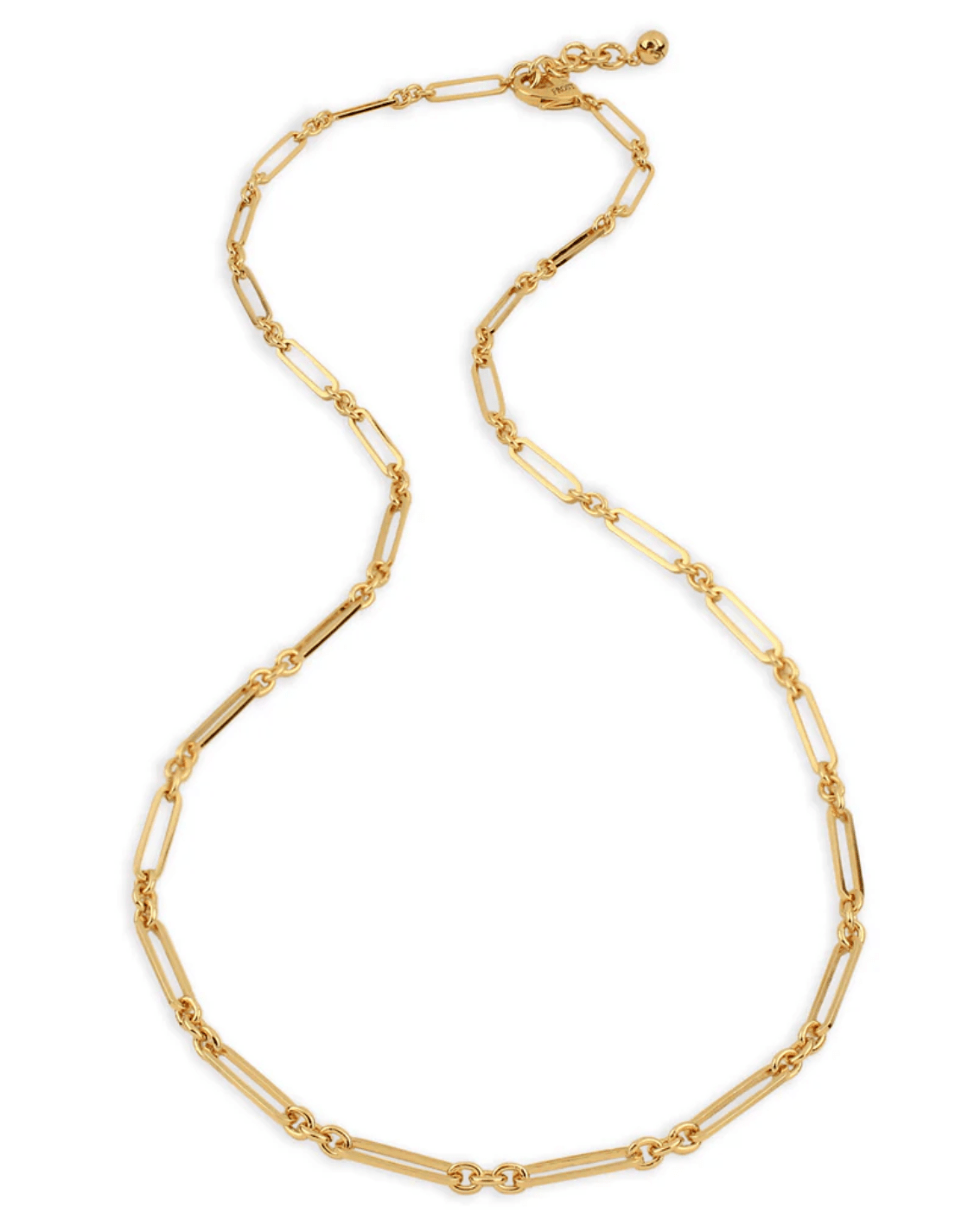 Plaza Watch Chain Necklace - High Shine - Detour Boutiques