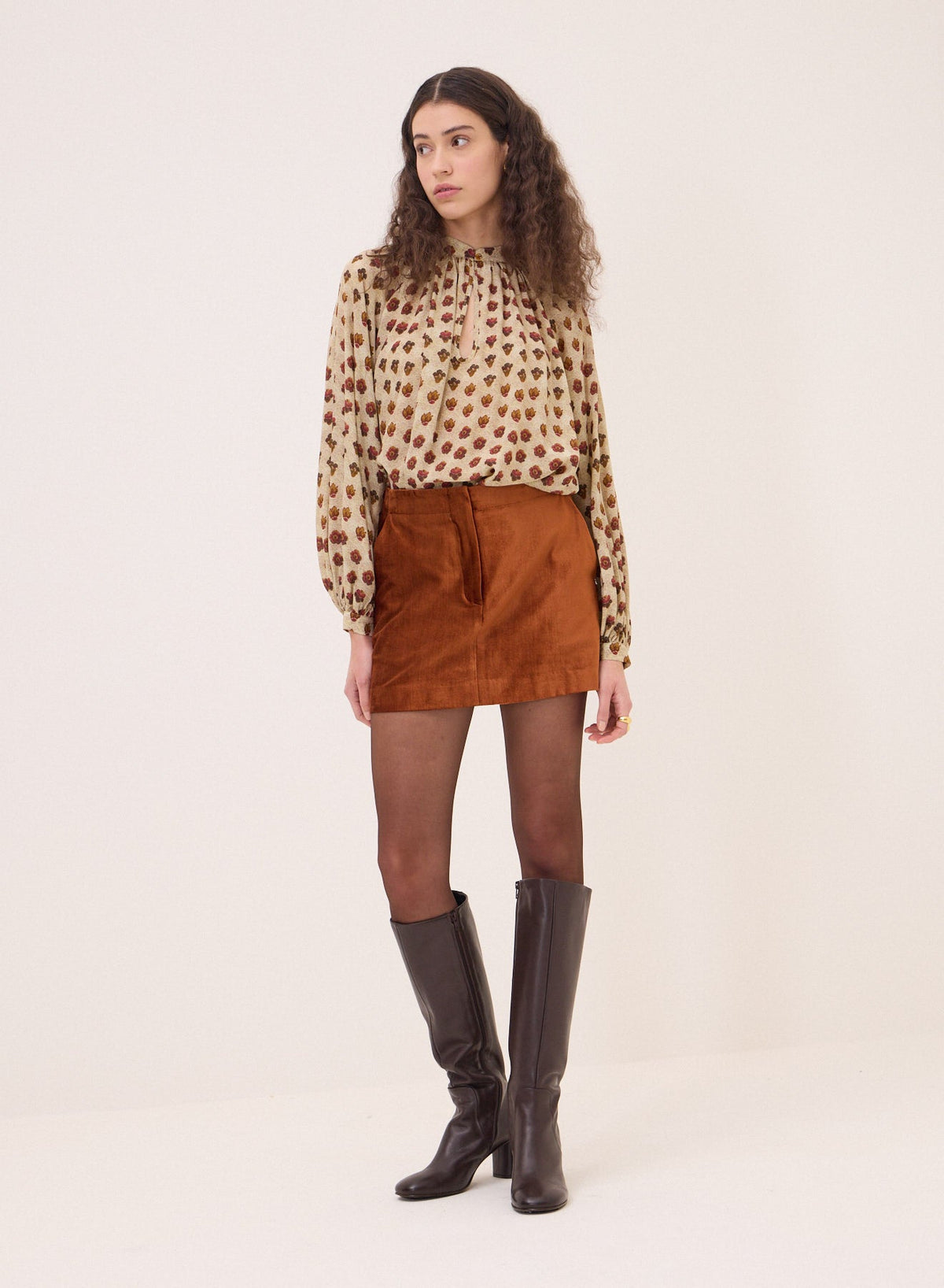 Printed Blouse - Detour Boutiques