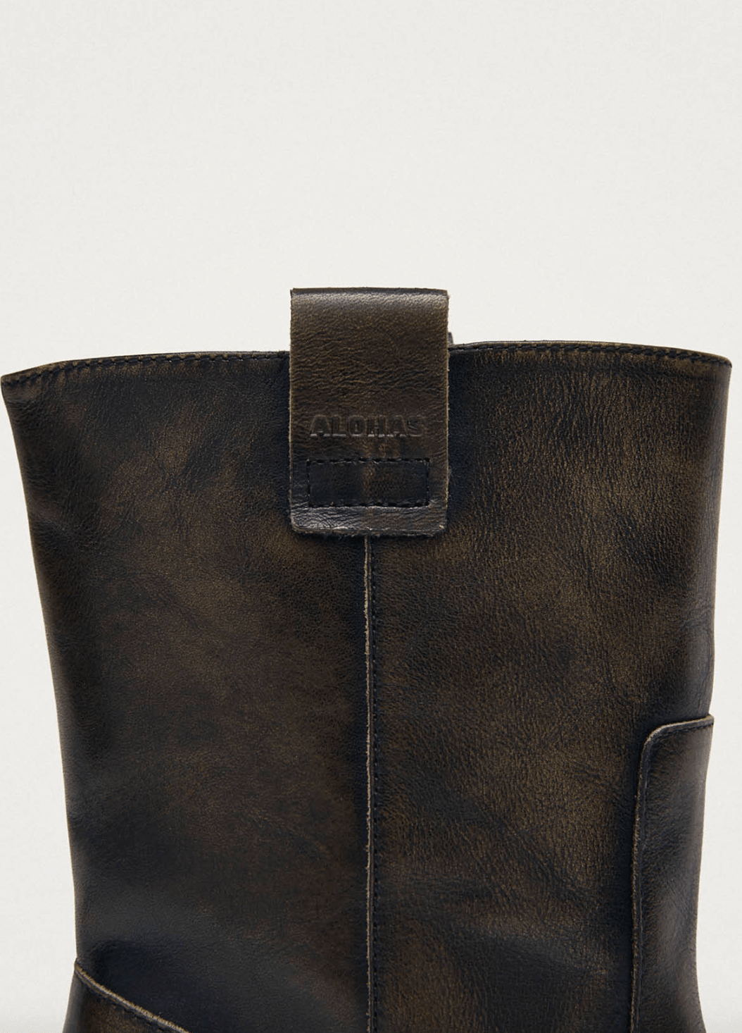Rajan Brushed Brown Leather Boots - Detour Boutiques