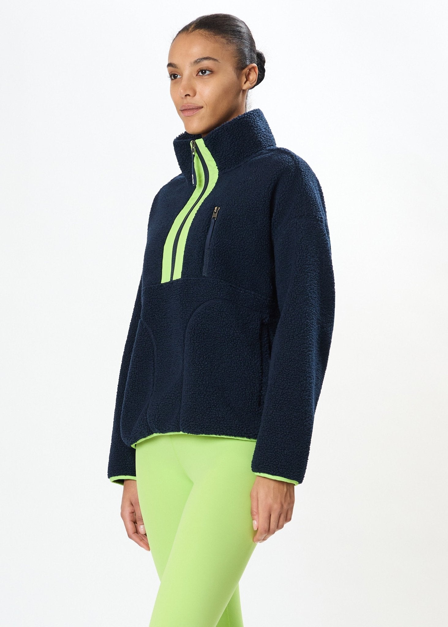 Reese Sherpa Half Zip Pullover - Detour Boutiques