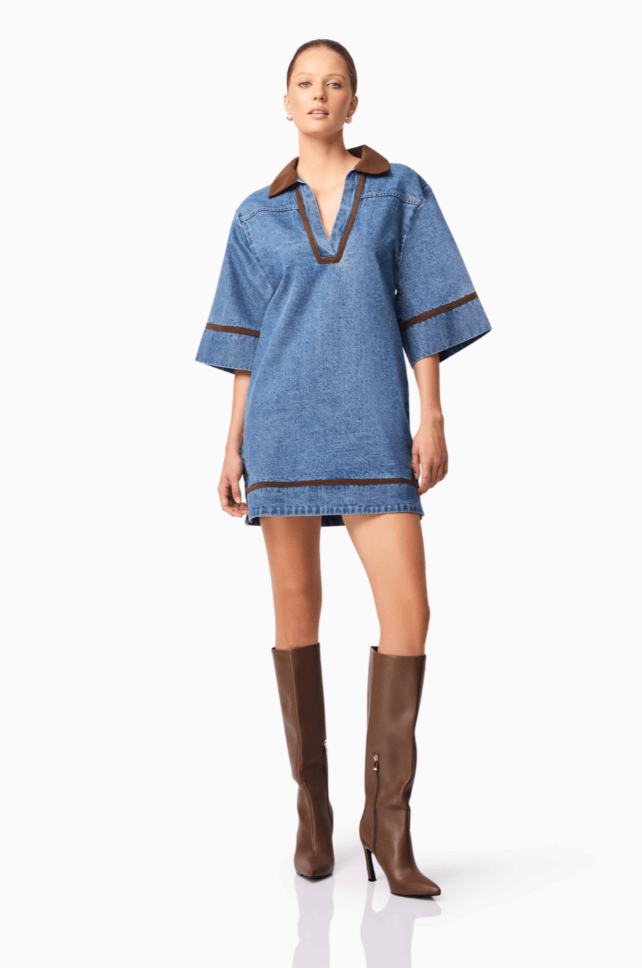 Rhea Shirt Dress - Detour Boutiques