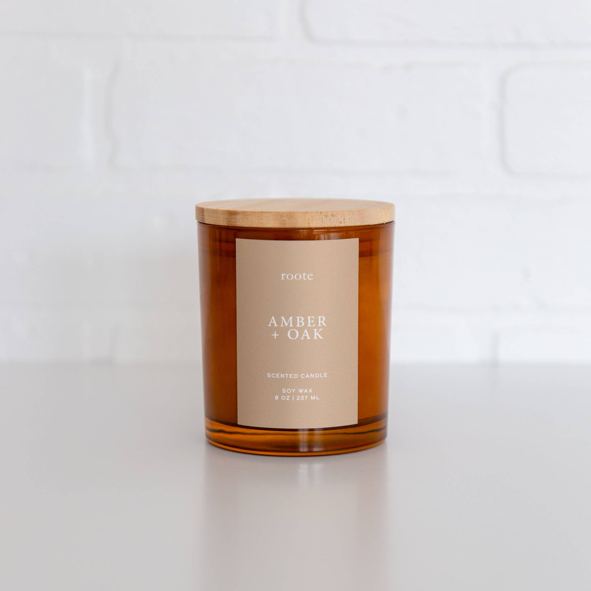 roote - Amber Oak Soy Wax Scented Candle - Detour Boutiques