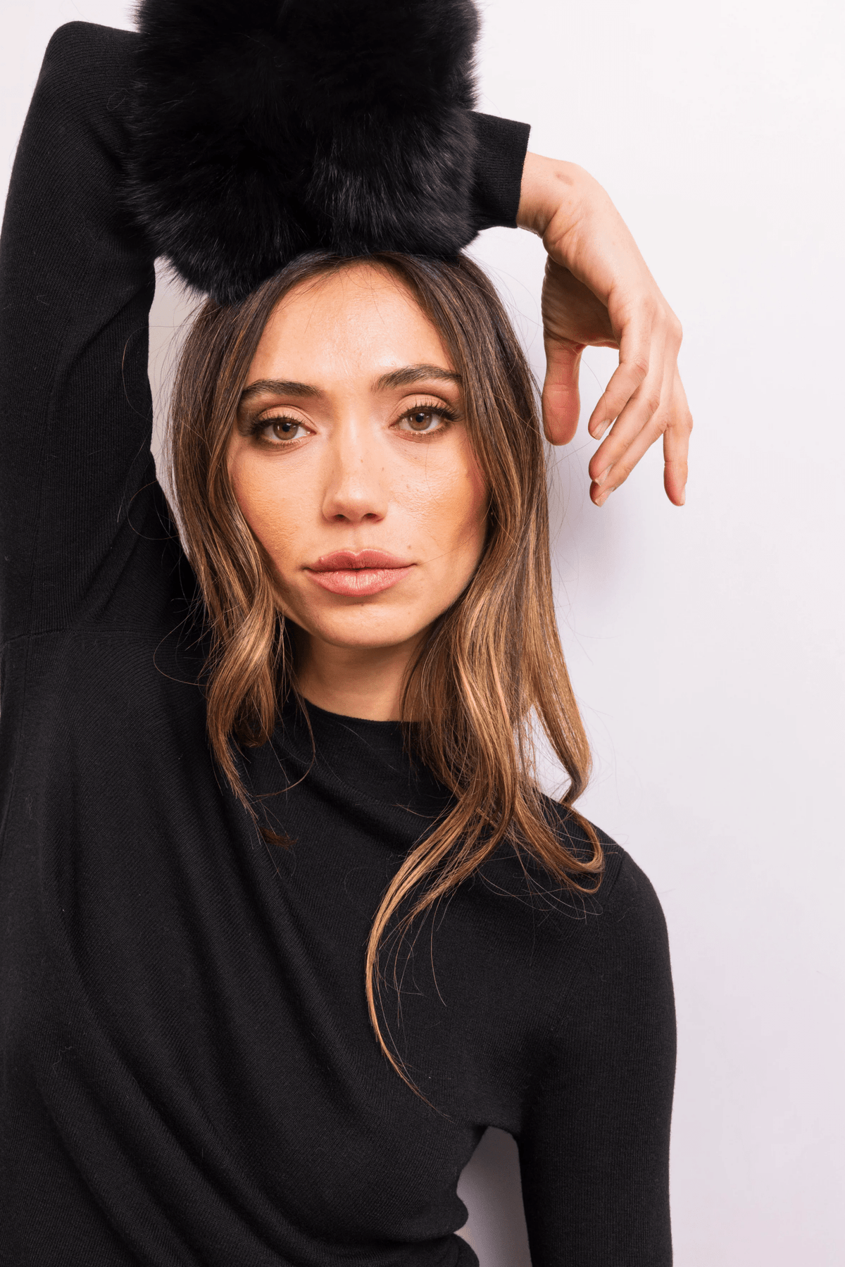 Samara Fur Cuff Wool Sweater - Detour Boutiques