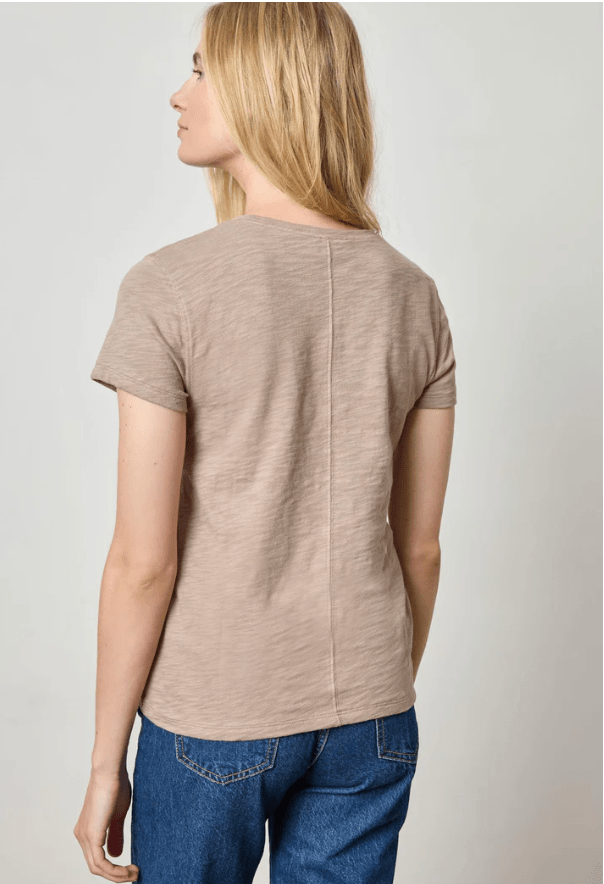 Short Sleeve Backseam Crewneck Tee - Detour Boutiques