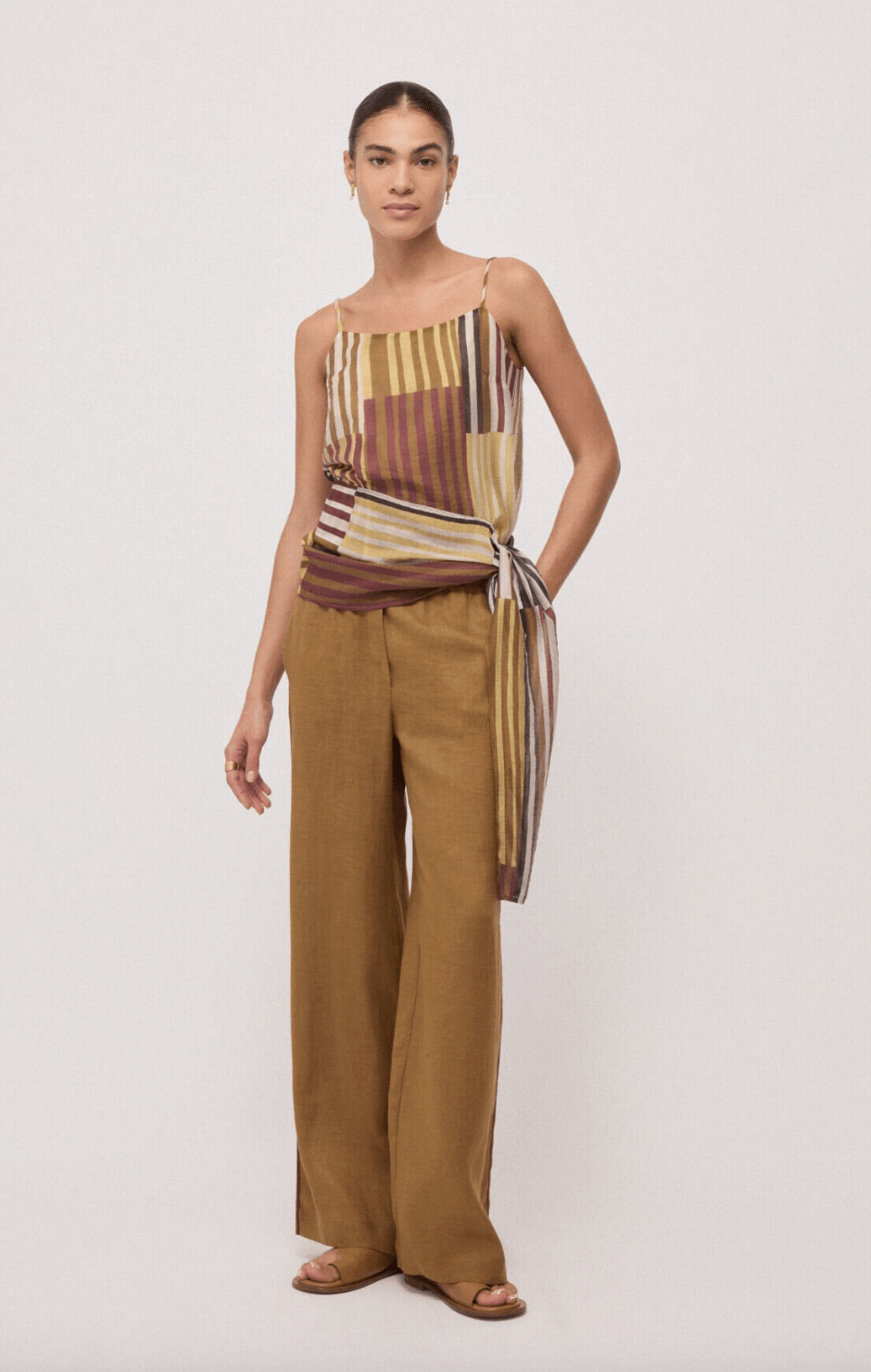 Sleeveless Top with Knot - Detour Boutiques