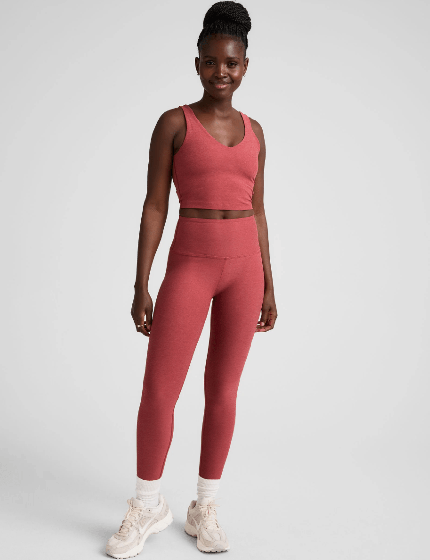 Spacedye Caught In The Midi High Waisted Legging - Detour Boutiques