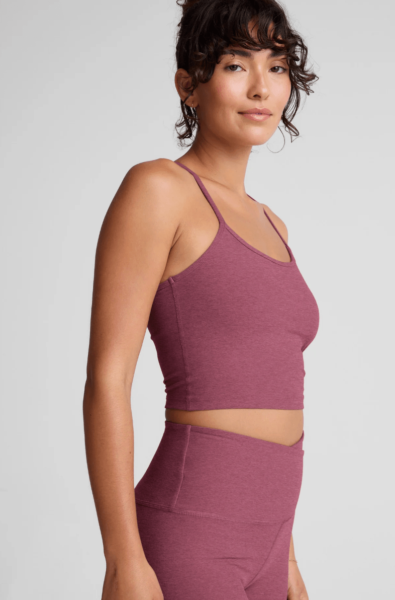 Spacedye Slim Racerback Cropped Tank - Detour Boutiques