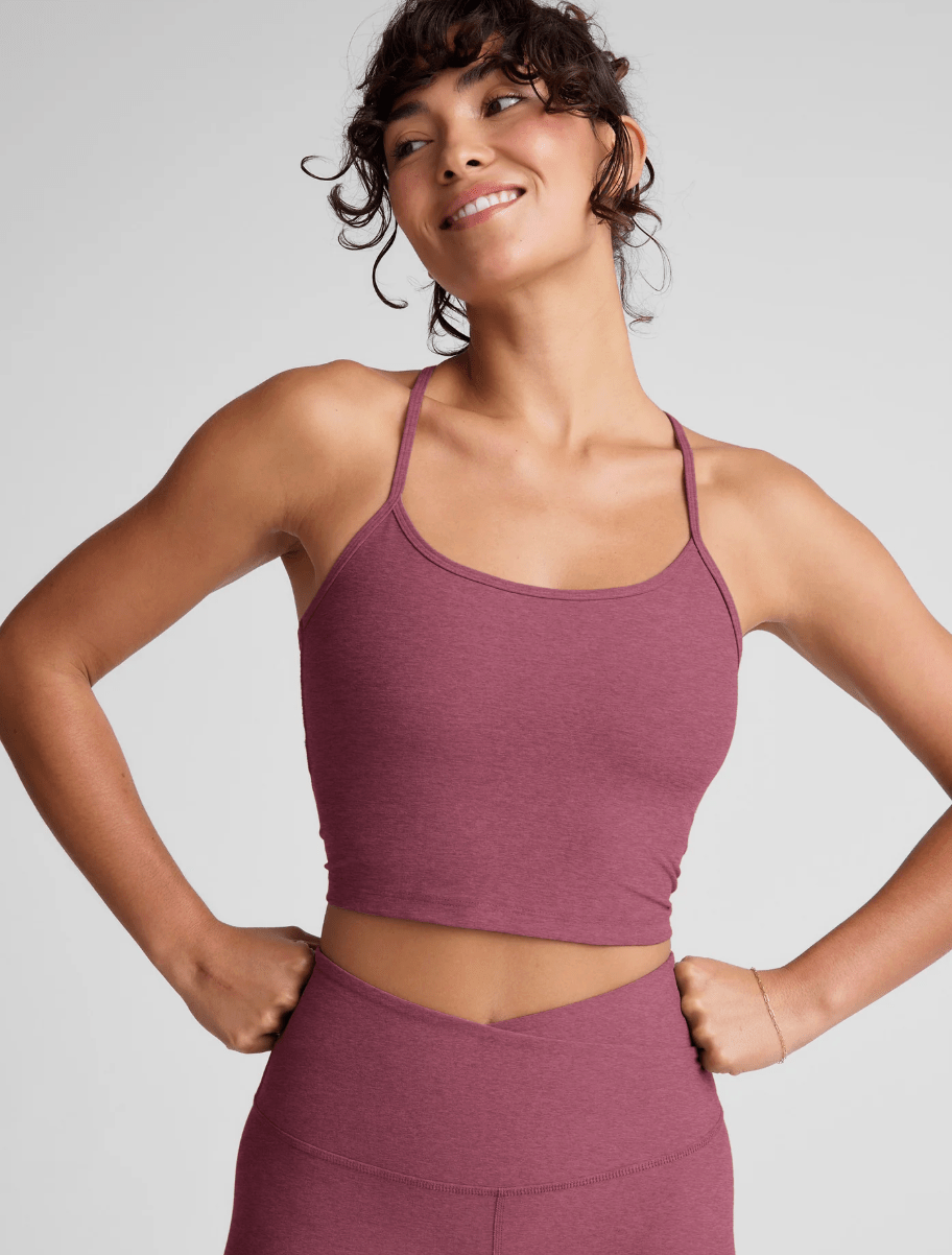 Spacedye Slim Racerback Cropped Tank - Detour Boutiques