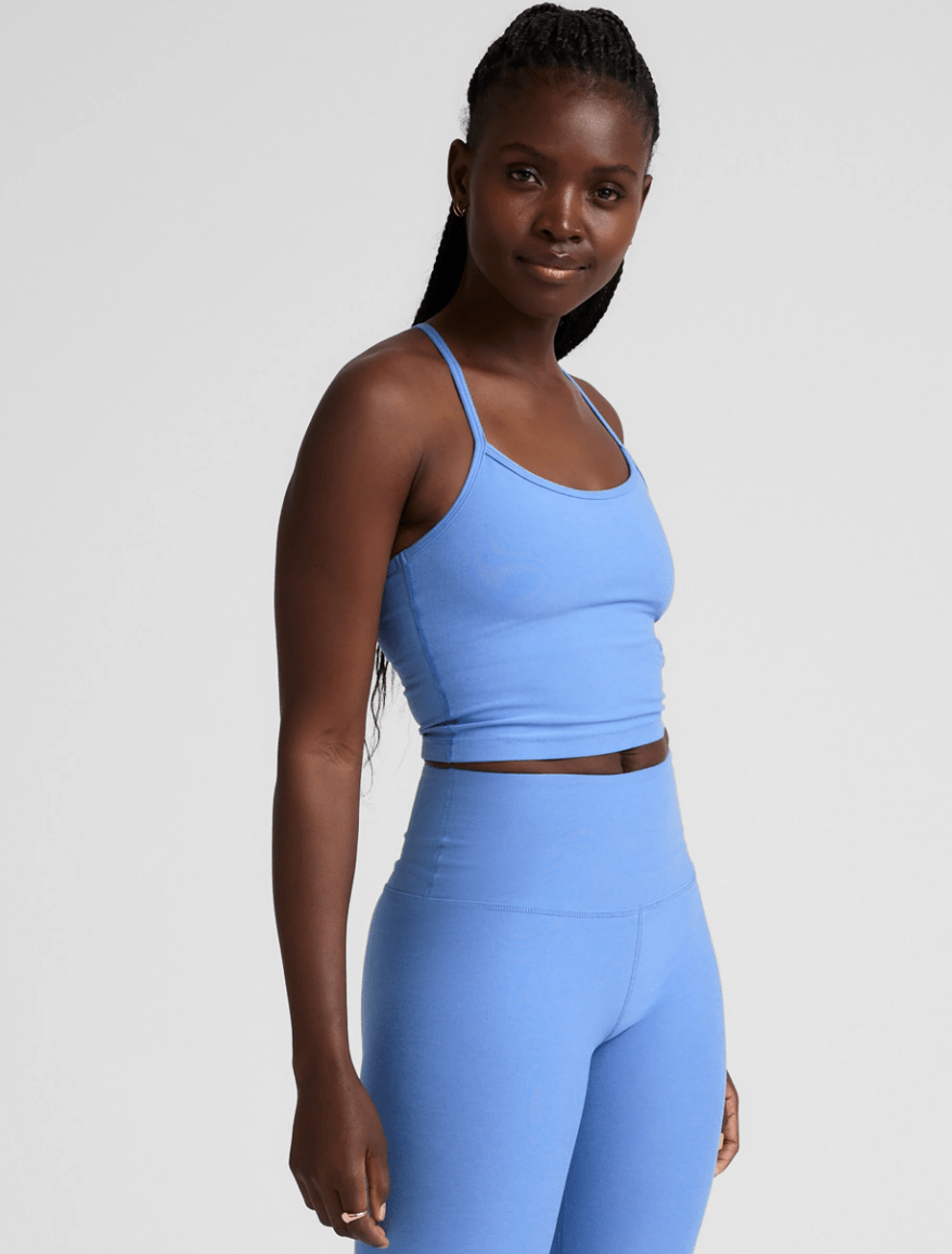 Spacedye Slim Racerback Cropped Tank - Detour Boutiques