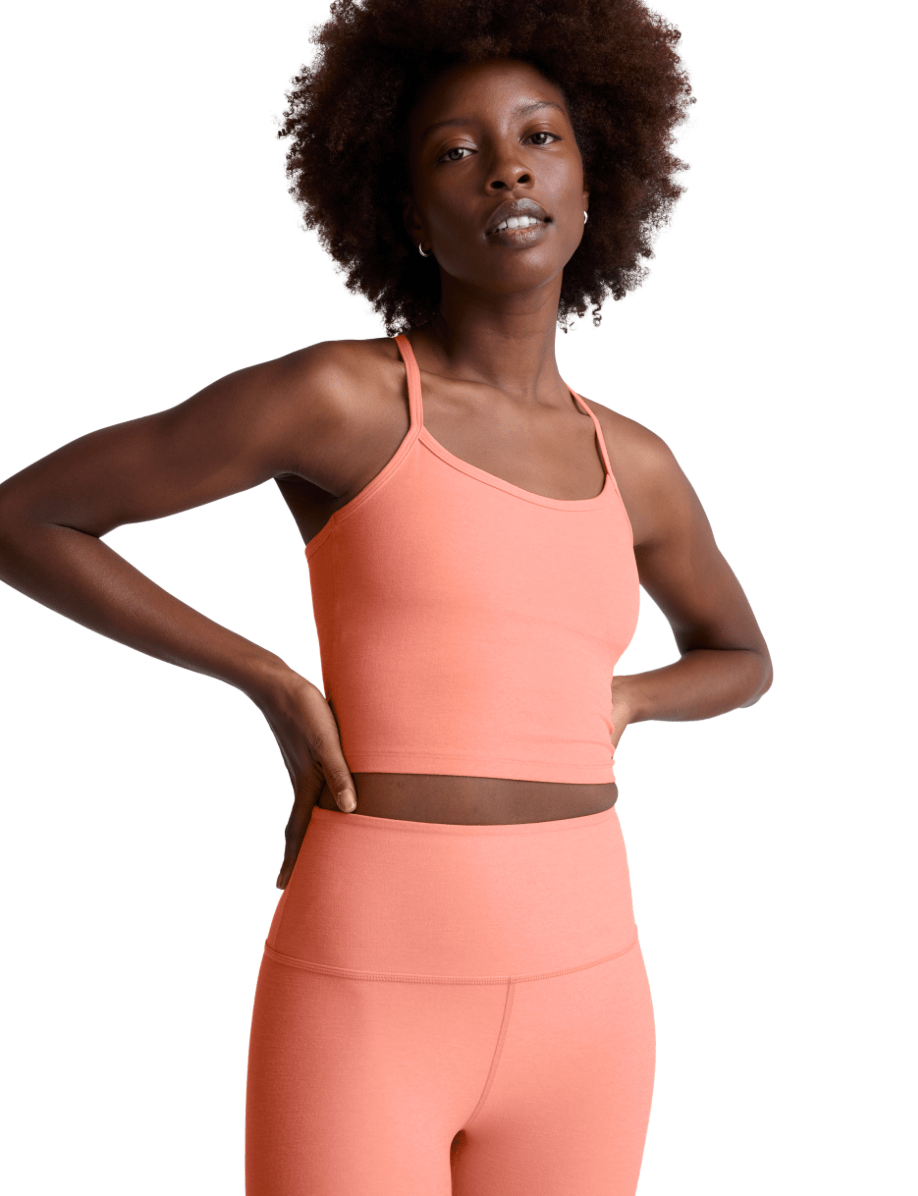 Spacedye Slim Racerback Cropped Tank - Detour Boutiques