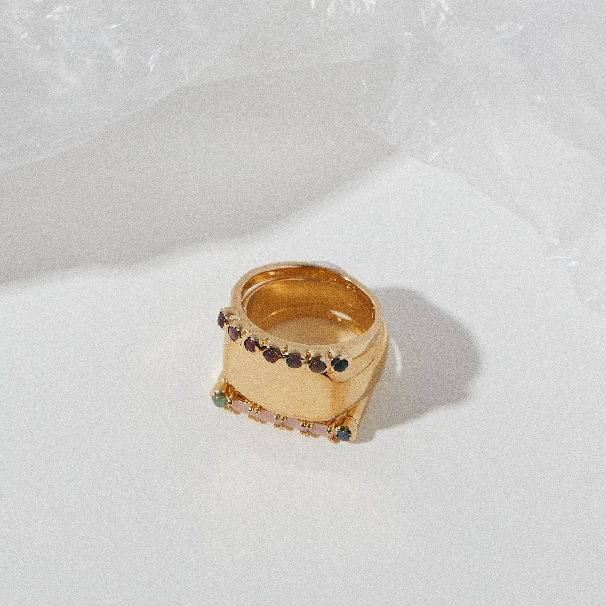 Studio Grun - Hex Ring in Gold - Detour Boutiques