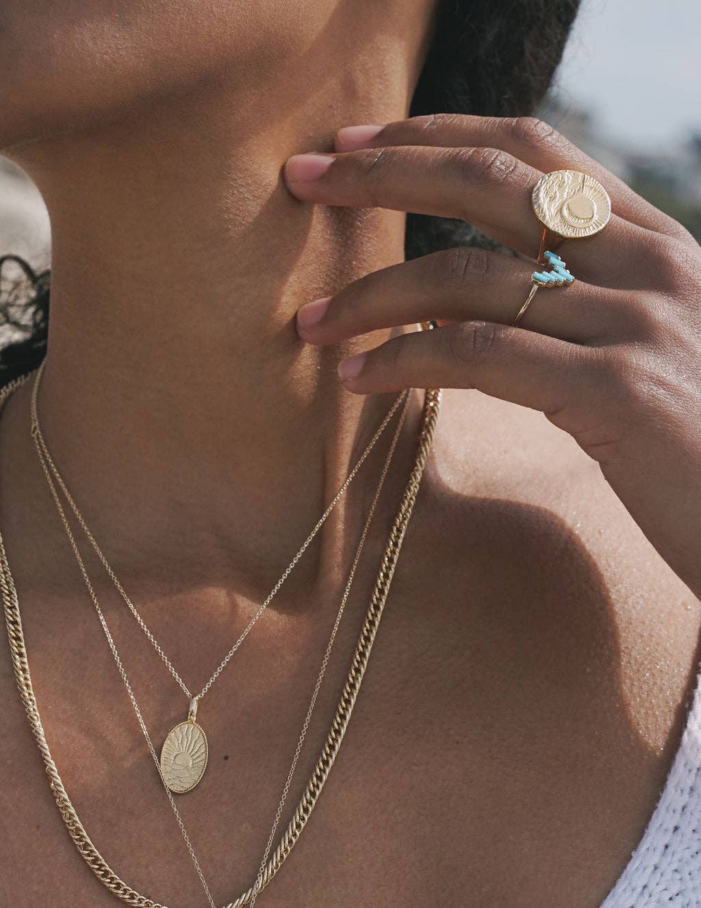 Studio Grun - Slither Necklace in Gold - Detour Boutiques