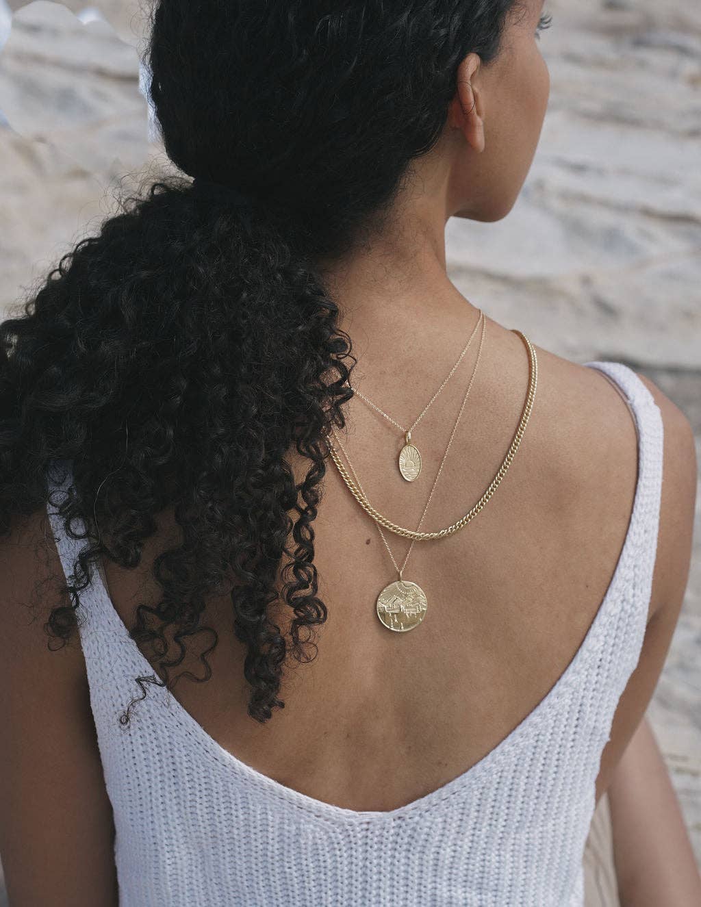 Studio Grun - Slither Necklace in Gold - Detour Boutiques