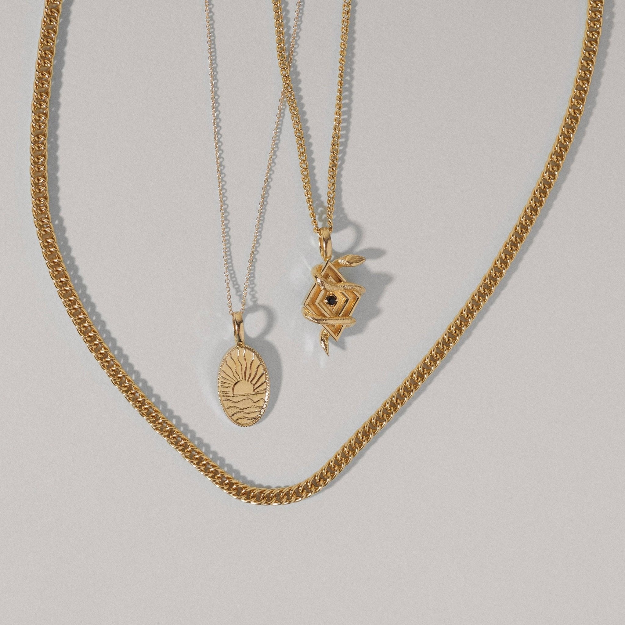 Studio Grun - Slither Necklace in Gold - Detour Boutiques