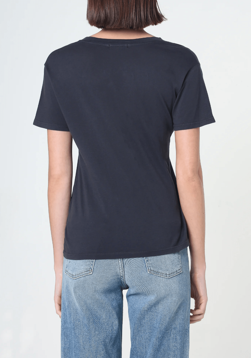 Supima Cotton Deep V Neck Tee - Detour Boutiques