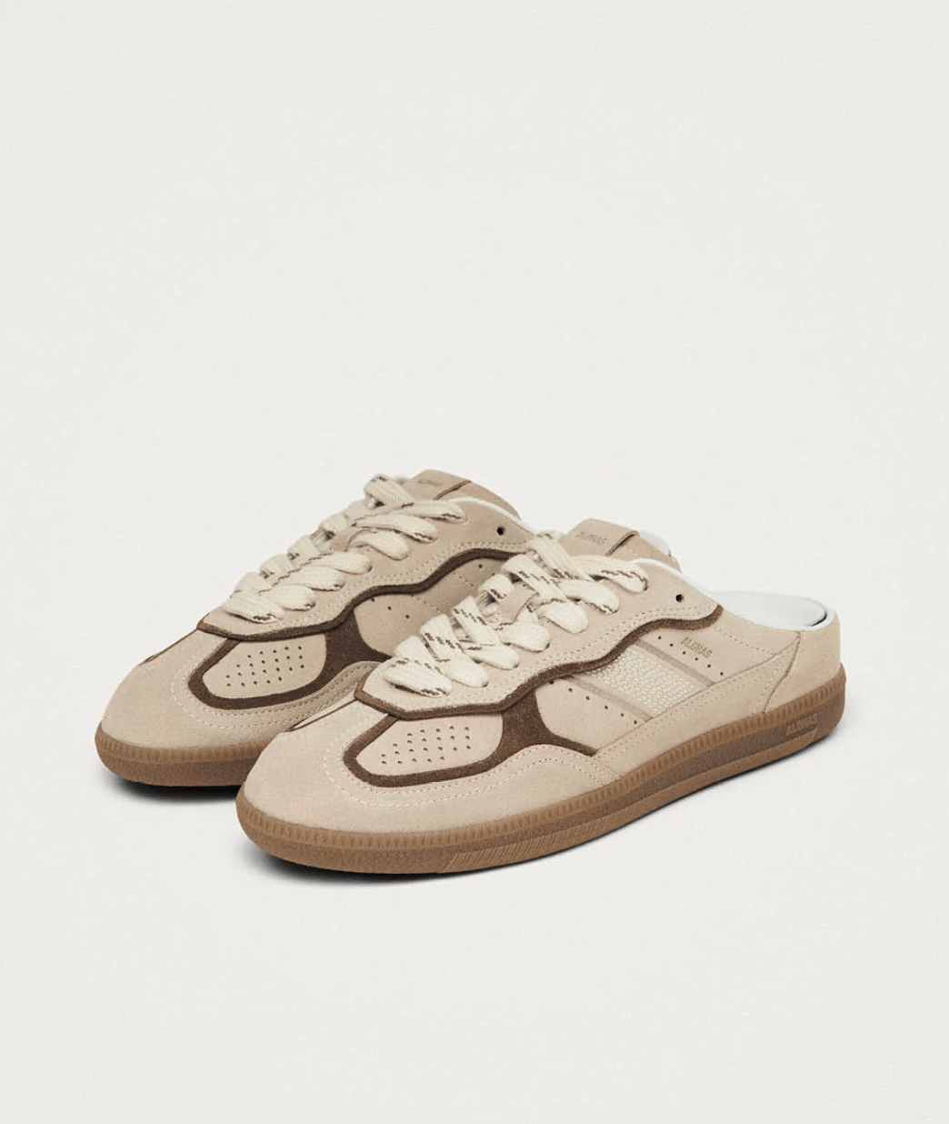 Tb.490 Mule Cream Leather Sneakers - Detour Boutiques