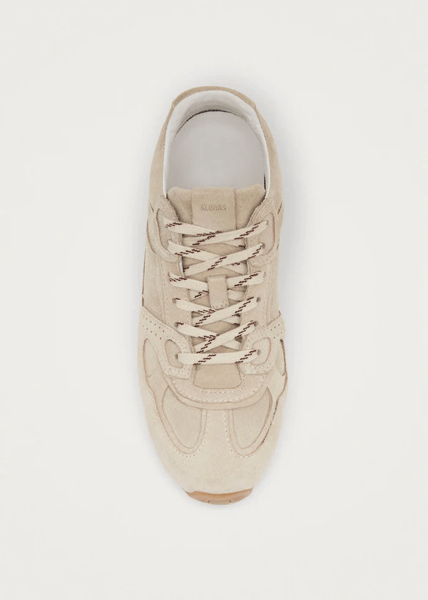 Tb.56 Suede Cream Leather Sneakers - Detour Boutiques