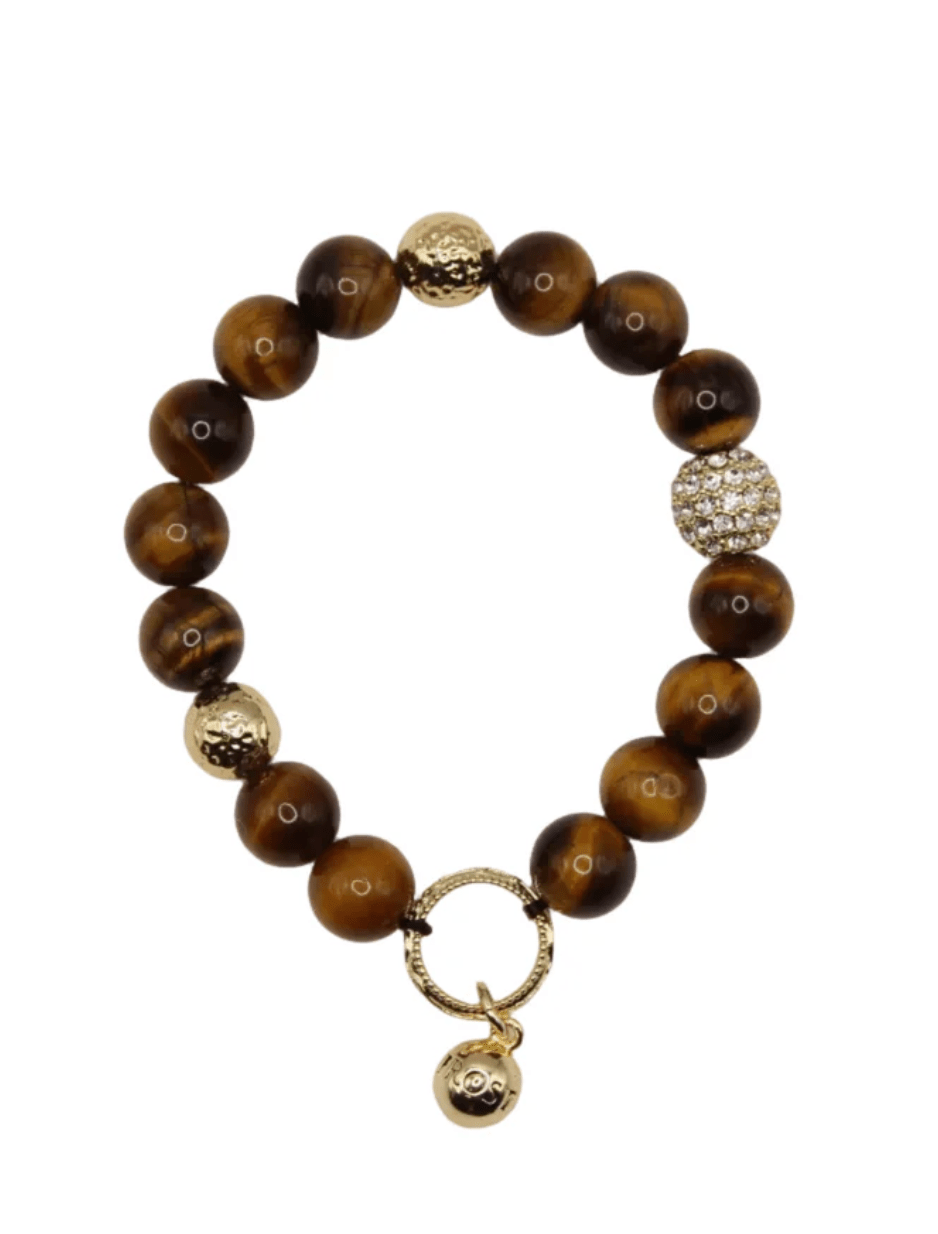 The Hera Tiger's Eye Bracelet - Detour Boutiques