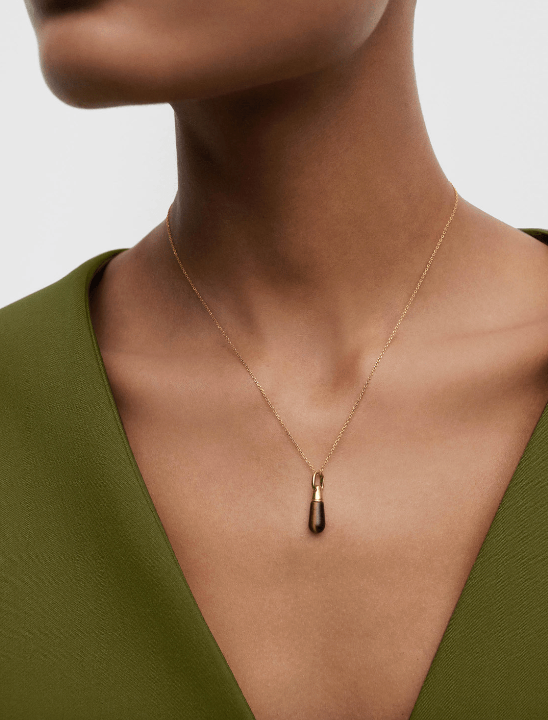 Tiger Eye Drop Pendant - Detour Boutiques