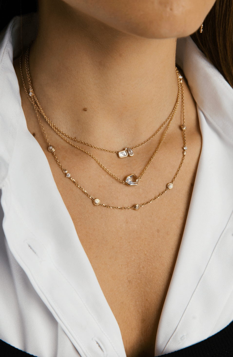 Triad Necklace - Detour Boutiques