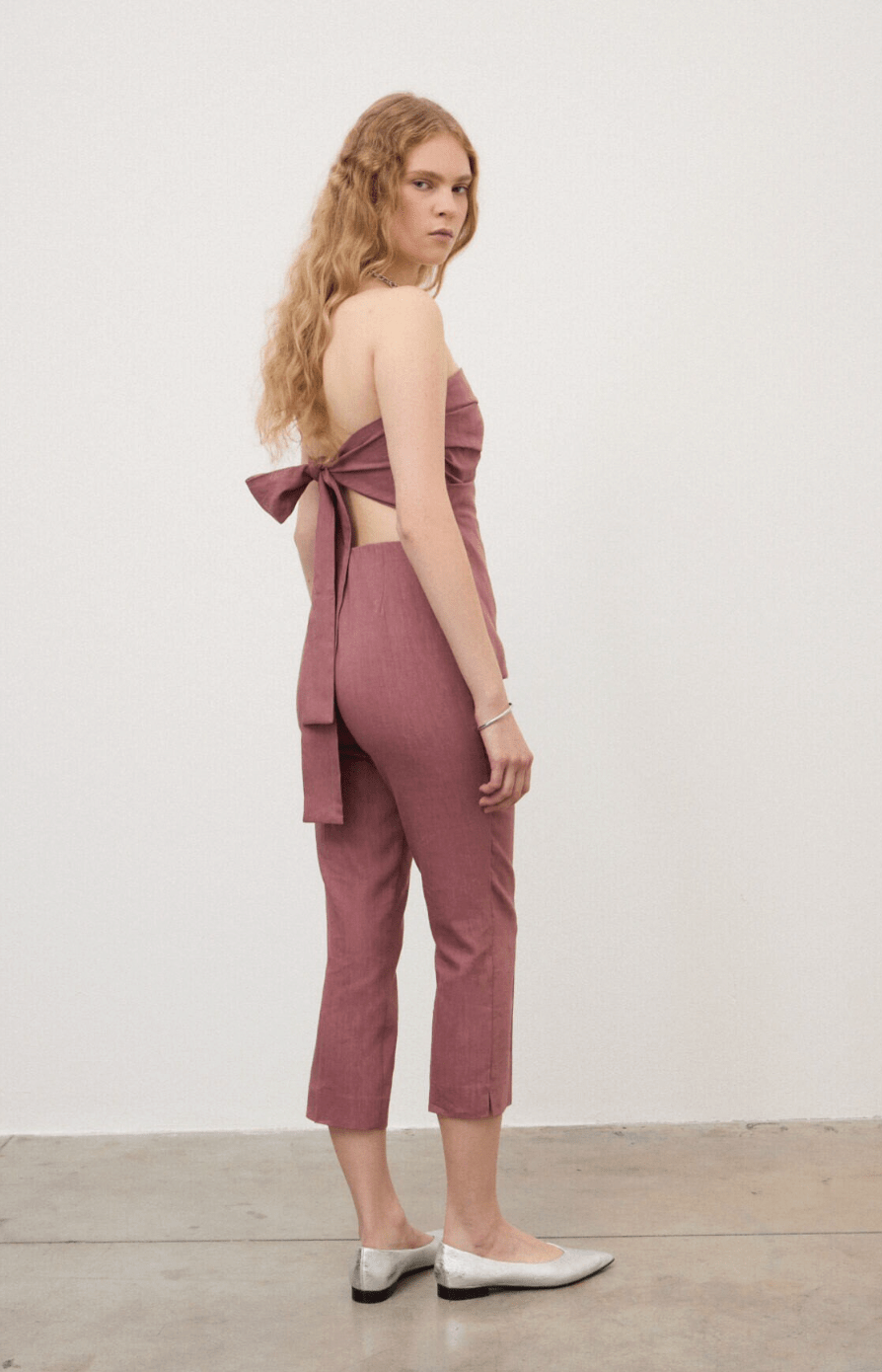 Viscose Cropped Pant - Detour Boutiques