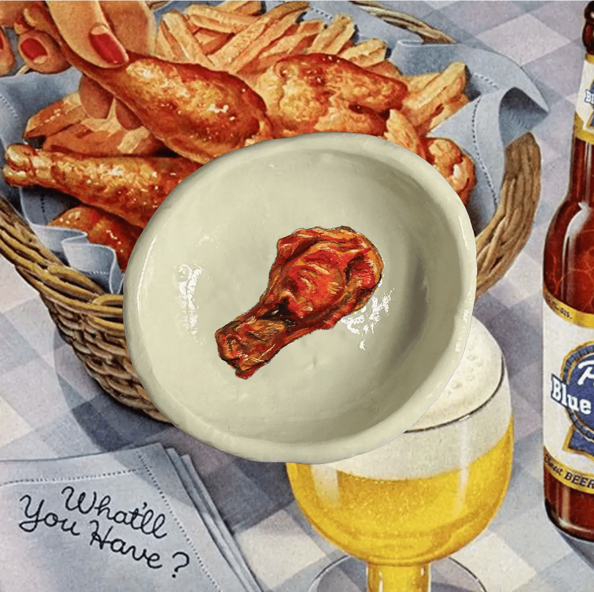 Wear Your Snacks - Buffalo Wing Dish - Detour Boutiques