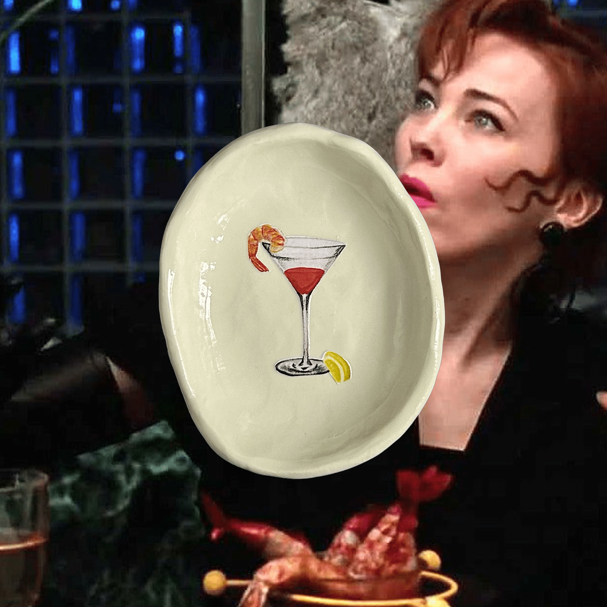 Wear Your Snacks - Shrimp Cocktail Dish - Detour Boutiques