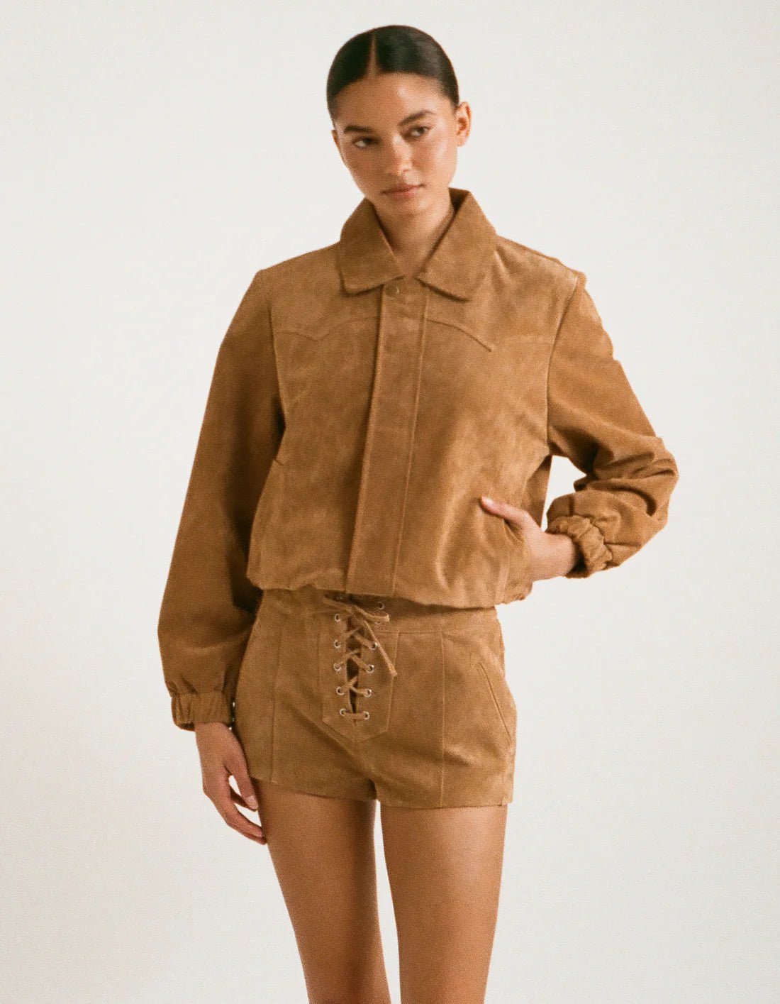 Yellowstone Suede Microshort - Detour Boutiques
