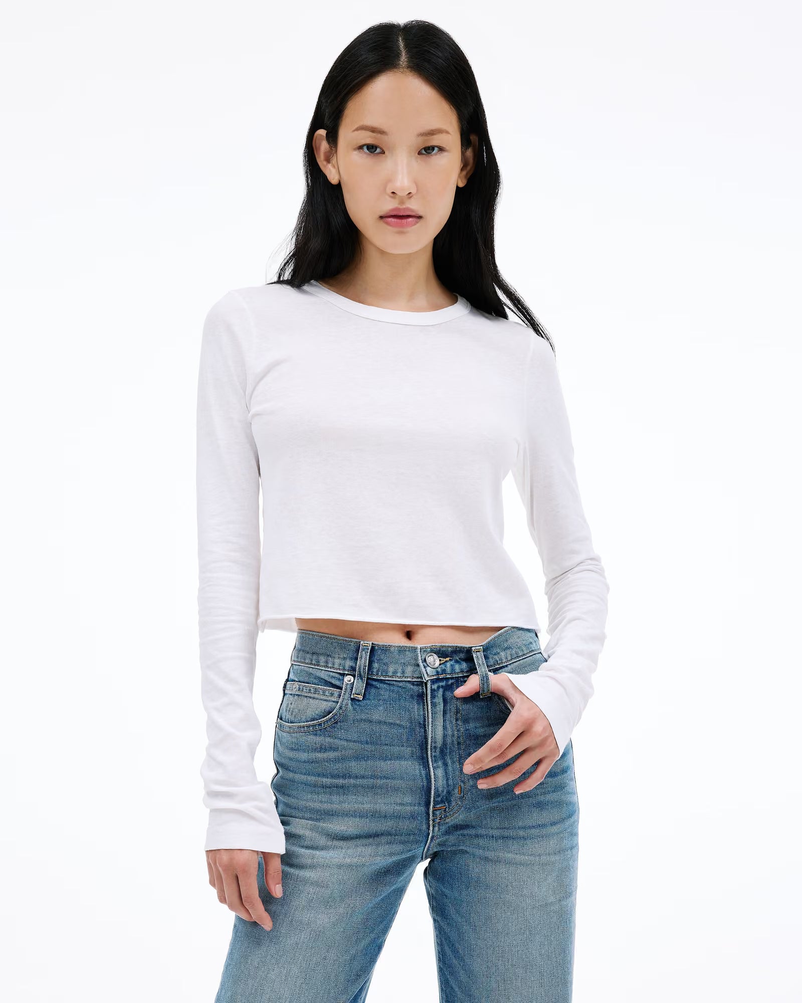Baby Long Sleeve Crop Tee