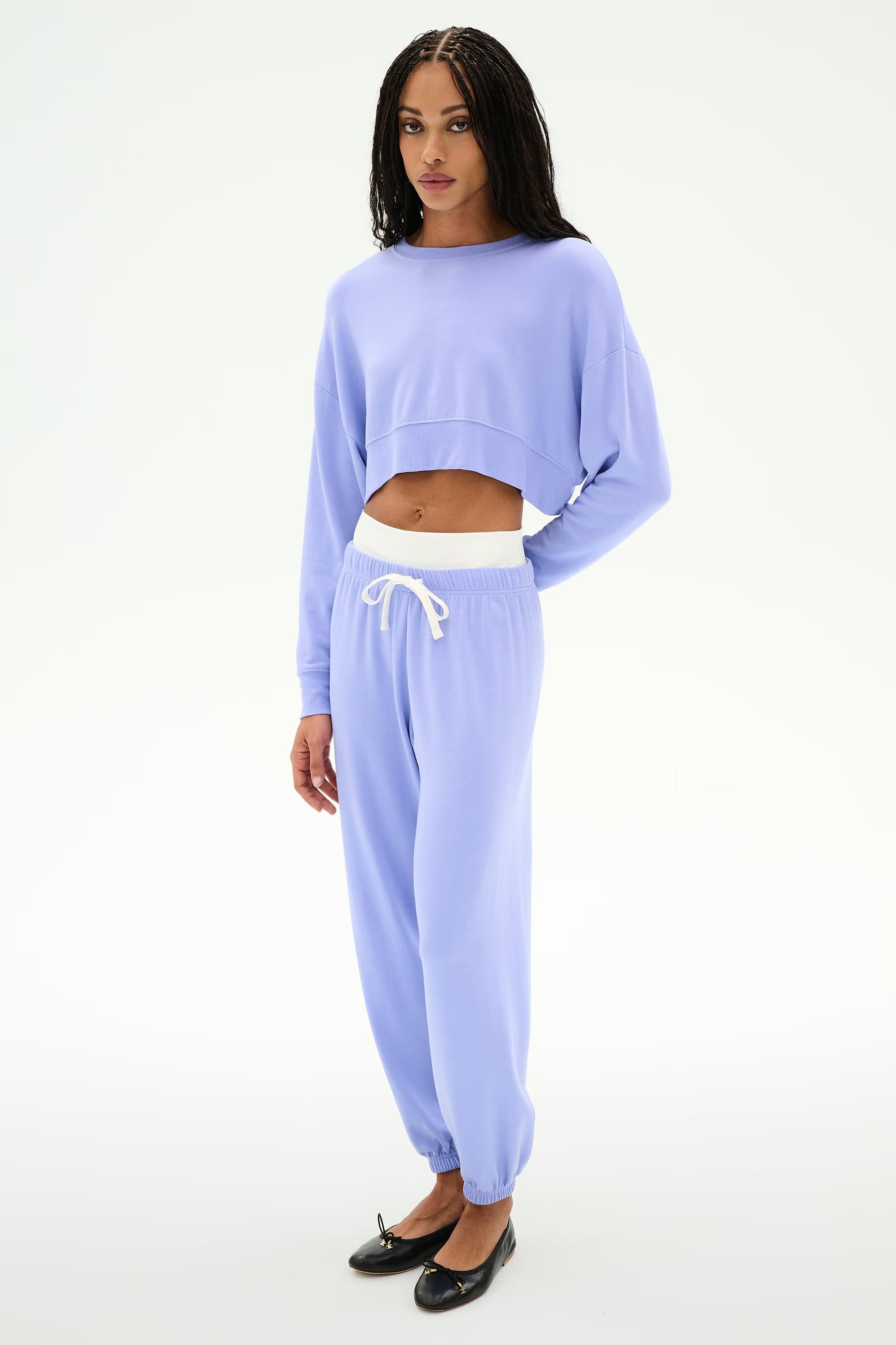 Noah Fleece Crop Sweatshirt