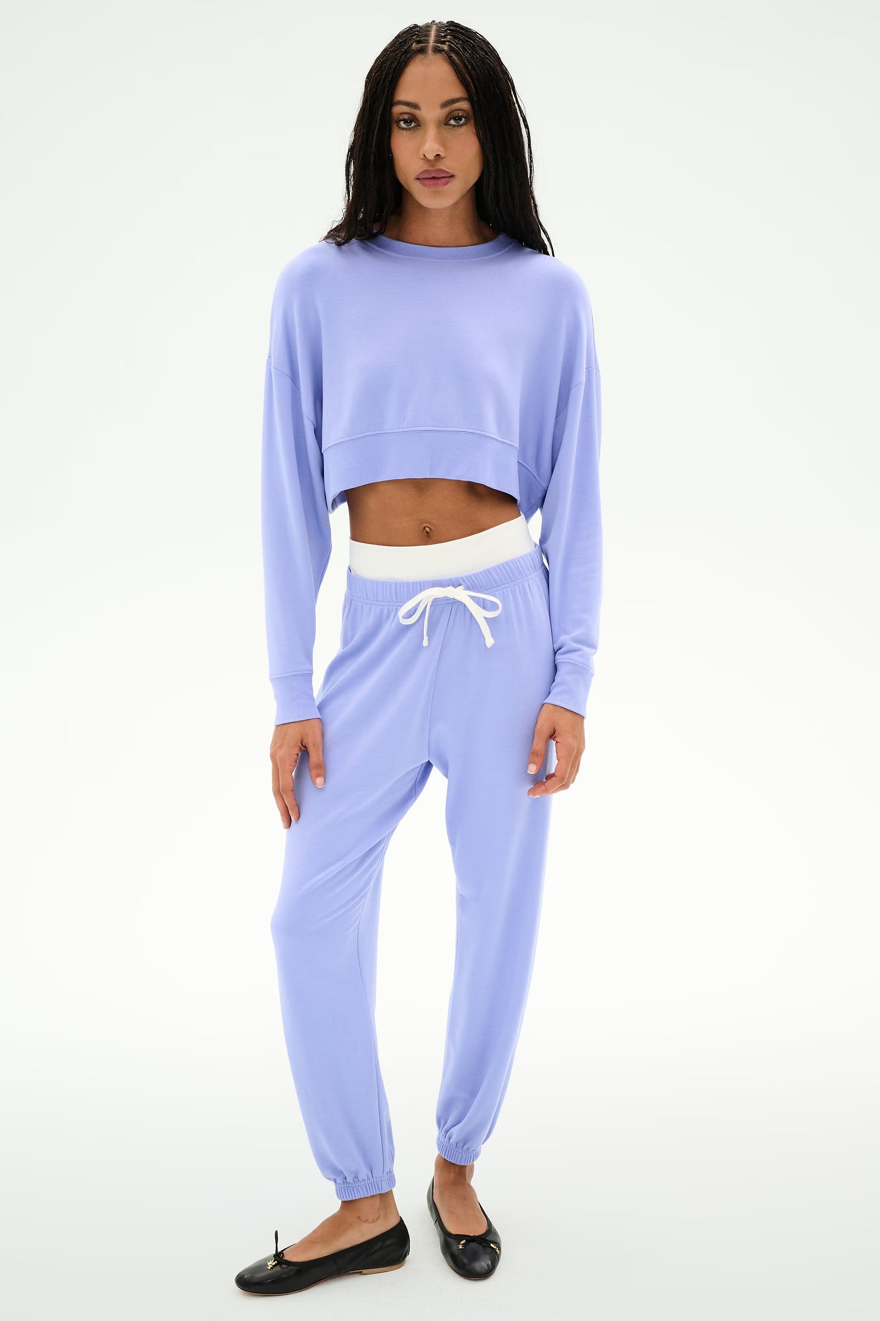 Noah Fleece Crop Sweatshirt
