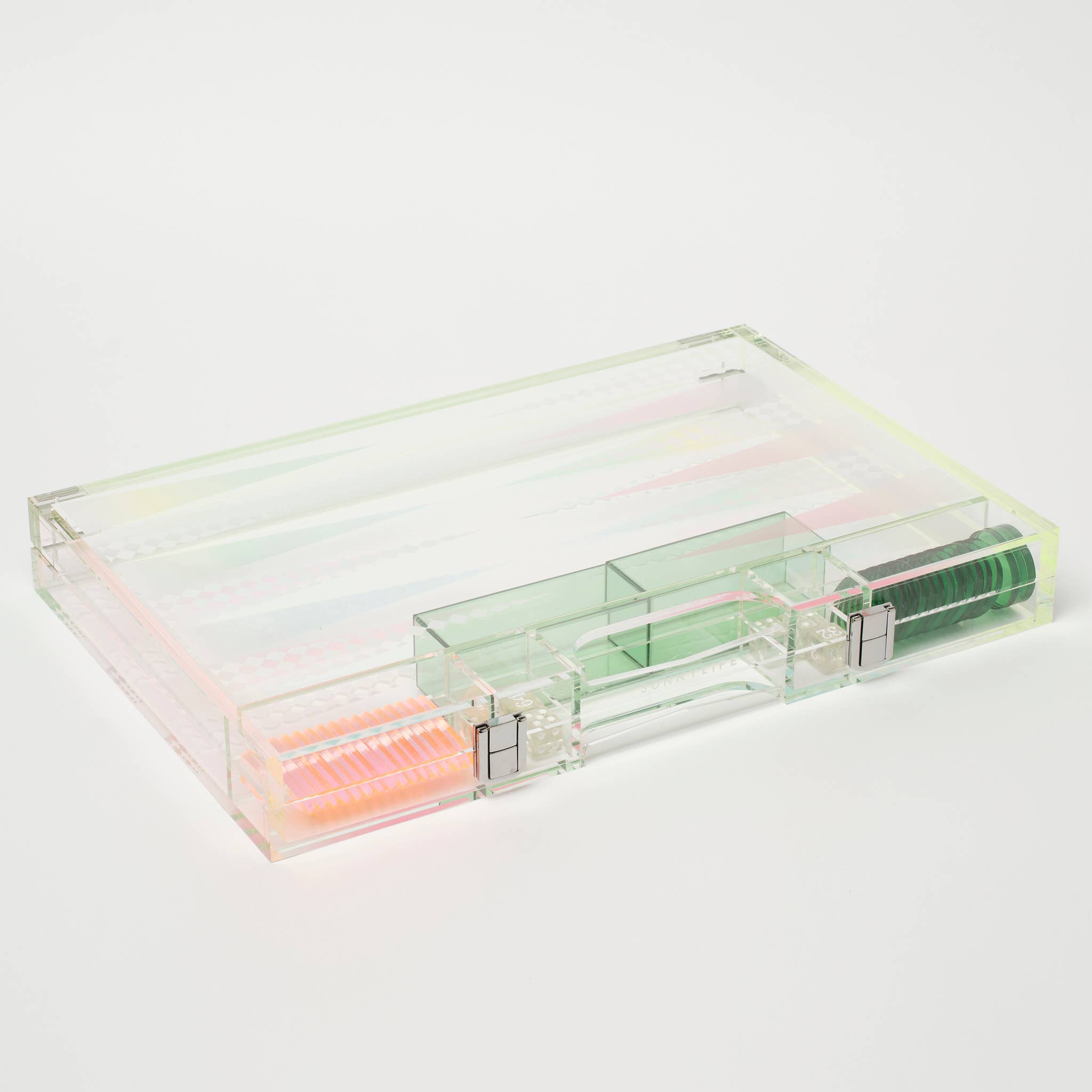 Sunnylife - Ombre Lucite Backgammon Sherbert