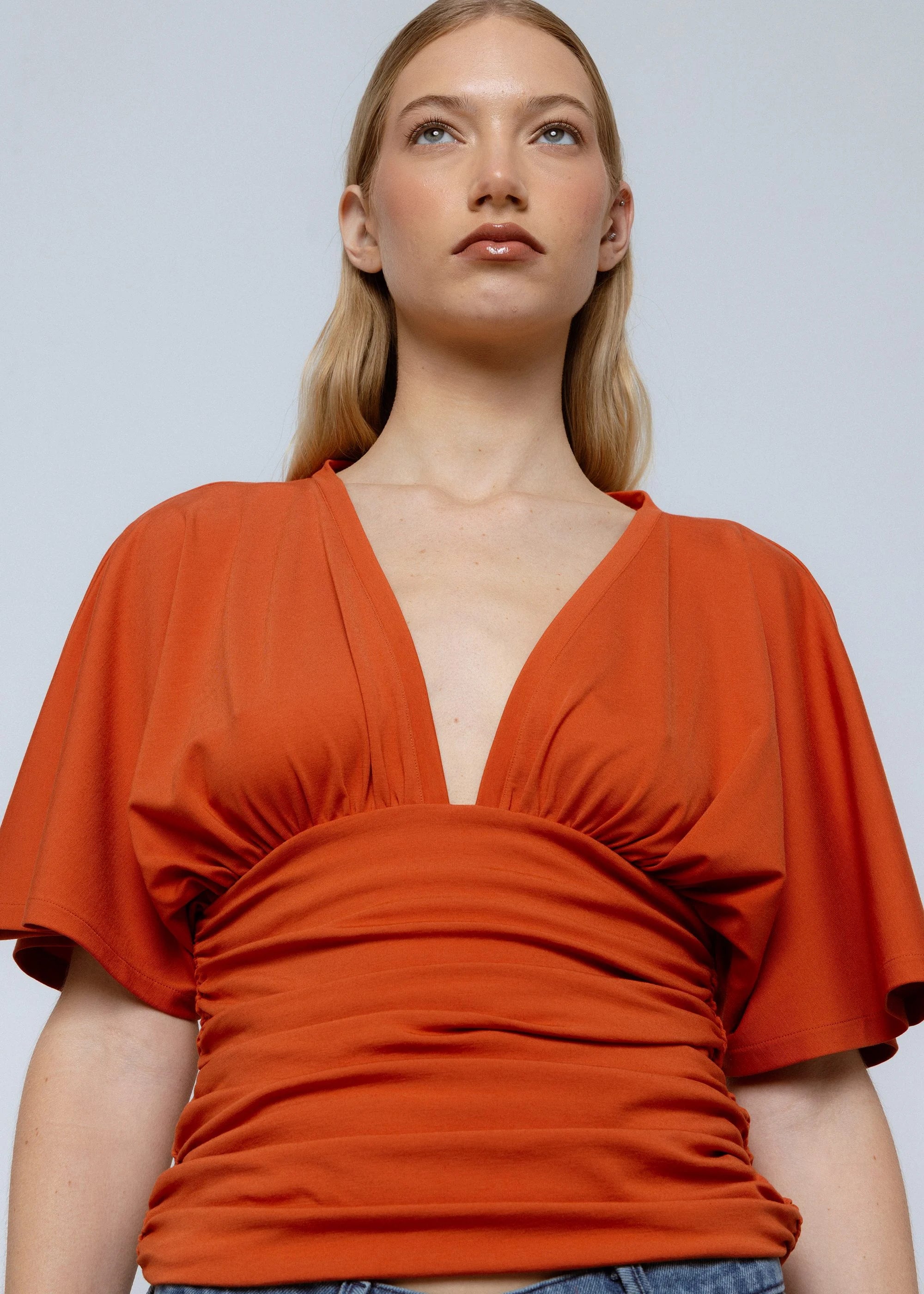 Low V Kimono Top