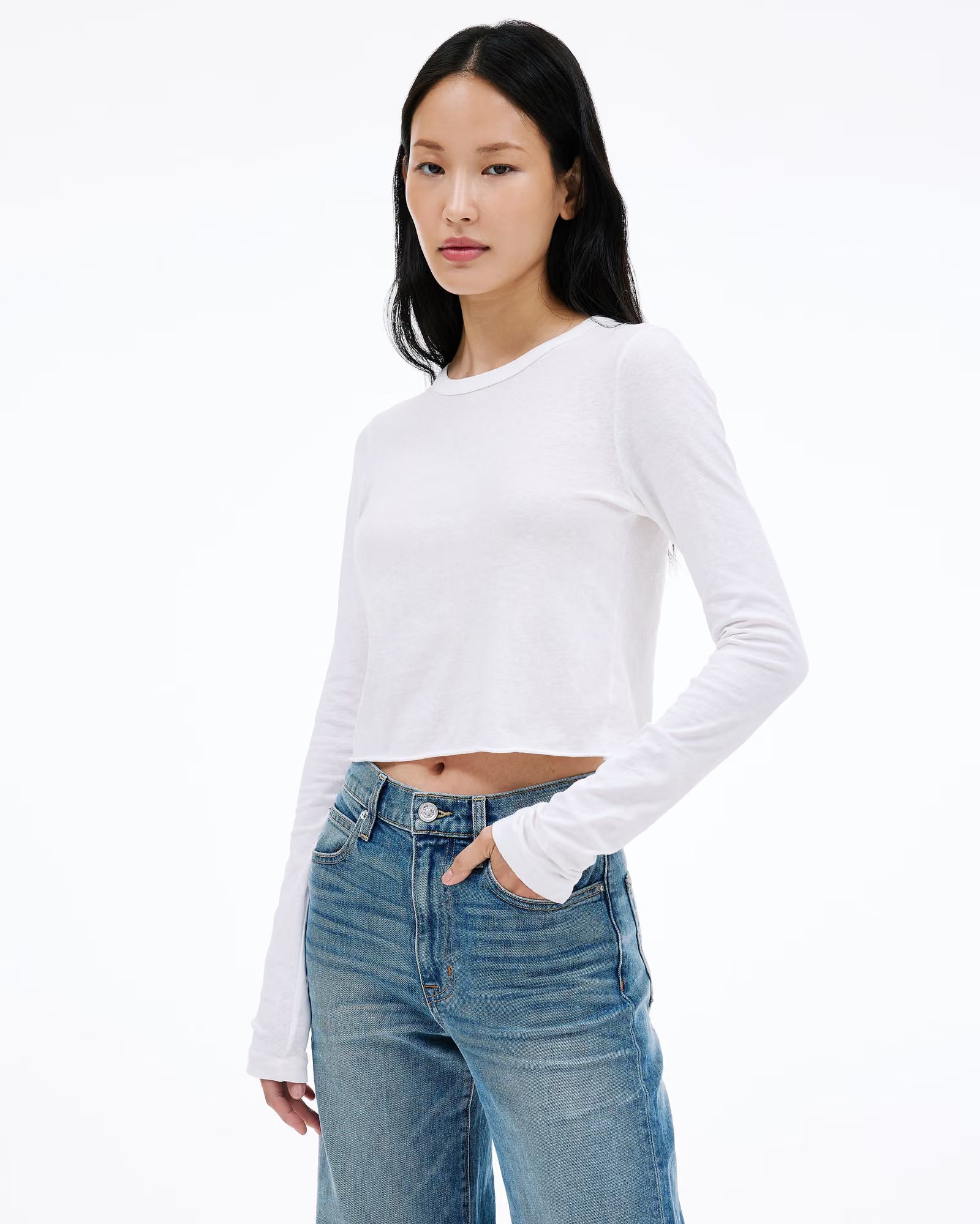 Baby Long Sleeve Crop Tee