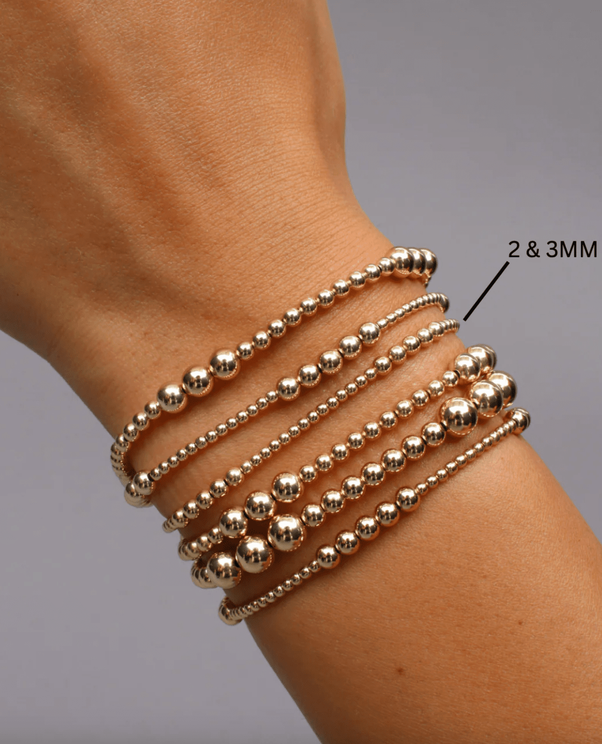 2 & 3mm Pattern Signature Bracelet - Detour Boutiques