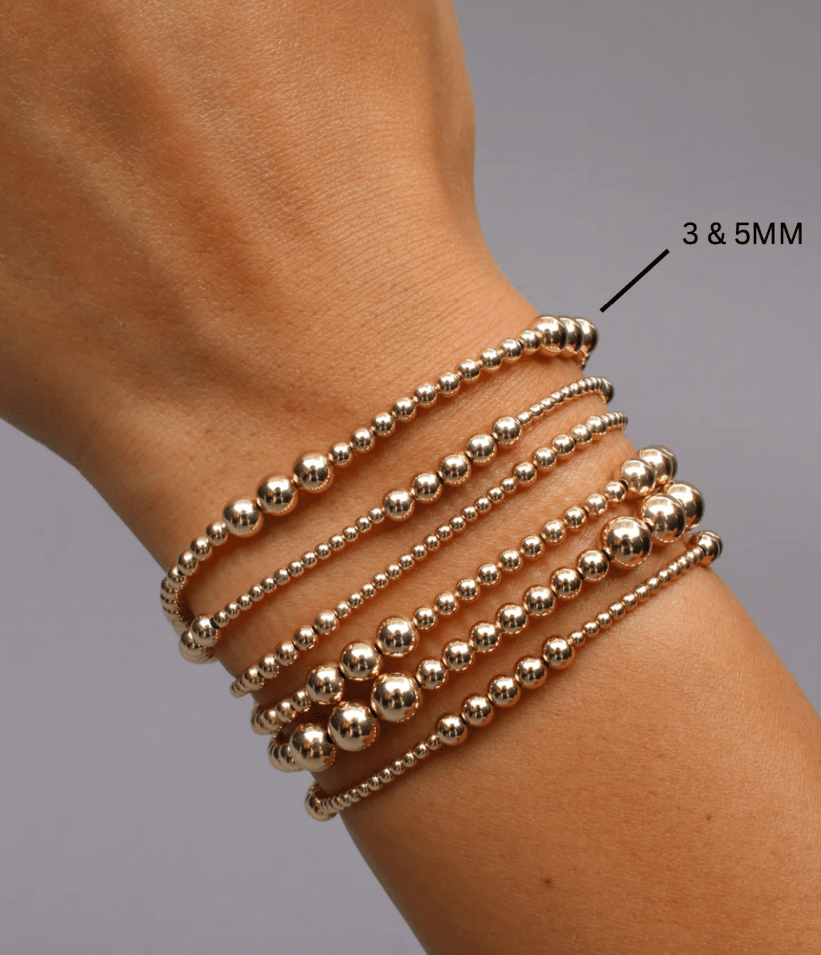 3 & 5mm Pattern Signature Bracelet - Detour Boutiques