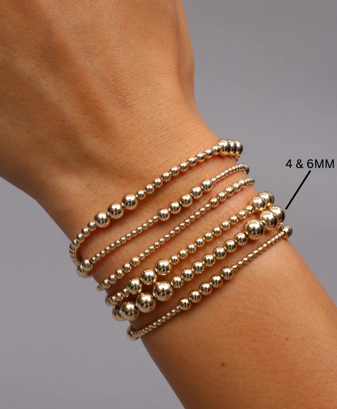 4 & 6MM Pattern Signature Bracelet - Detour Boutiques