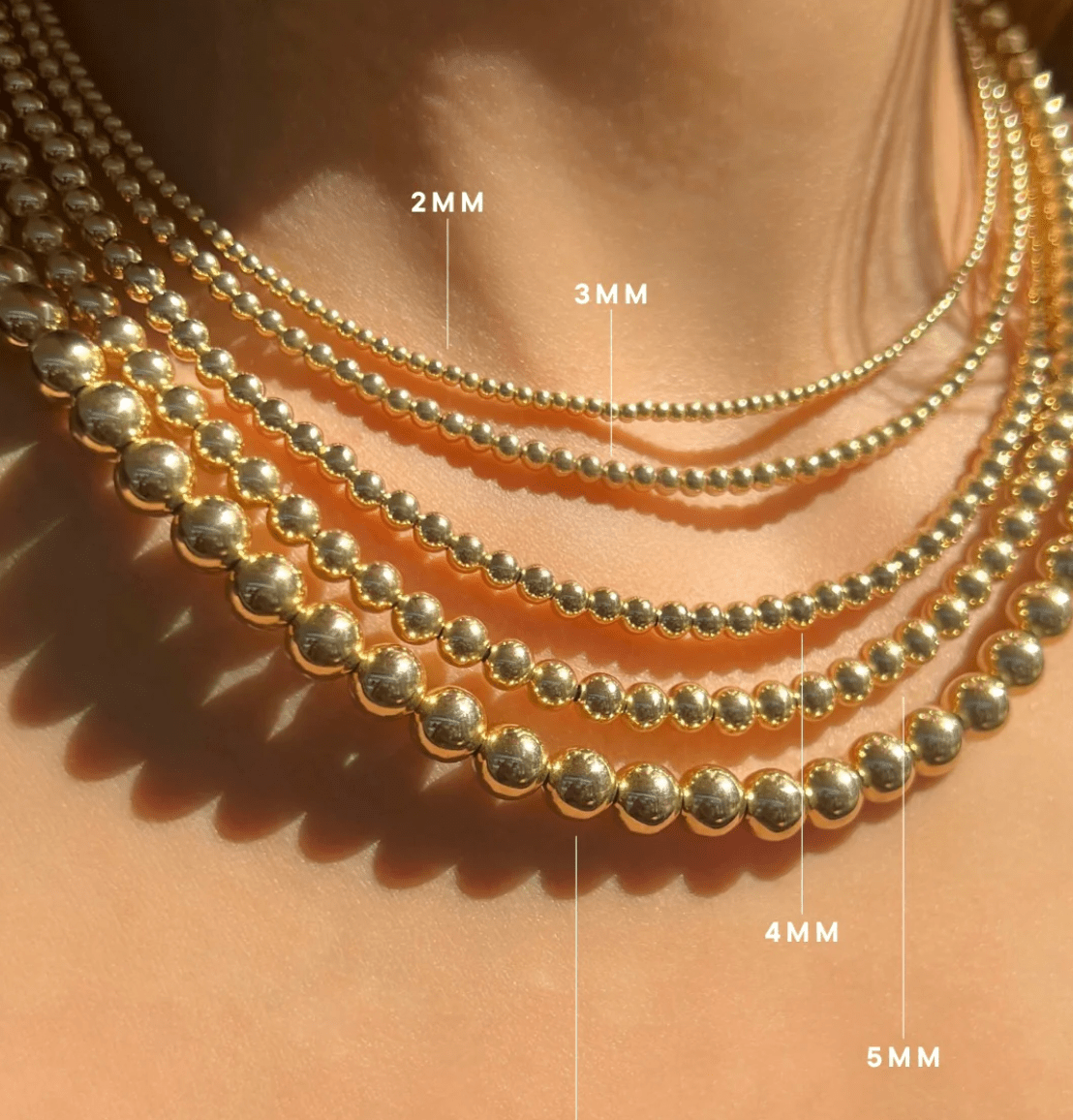 4MM Signature Beaded Necklace - Detour Boutiques