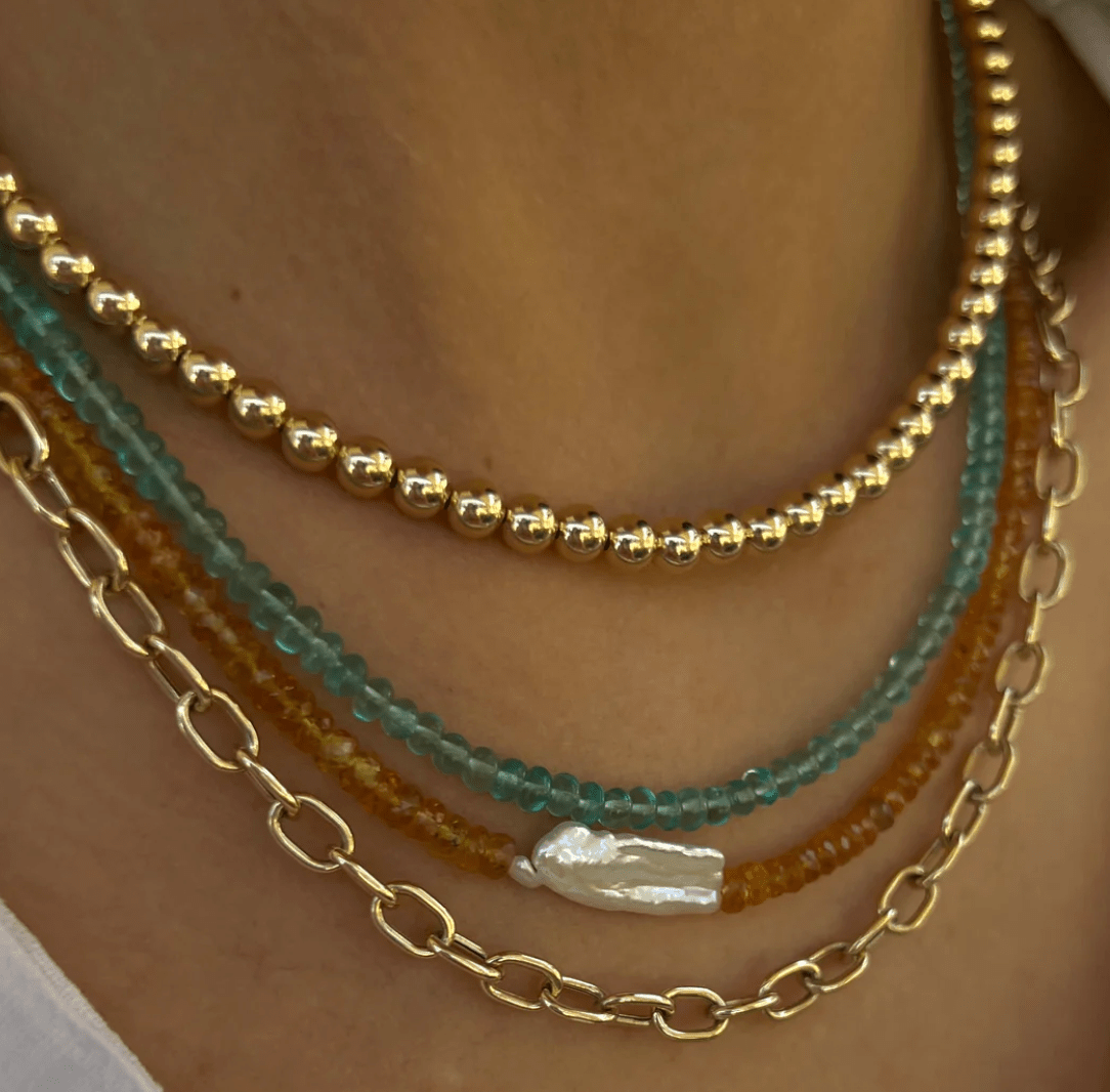 5MM Signature Beaded Necklace - Detour Boutiques