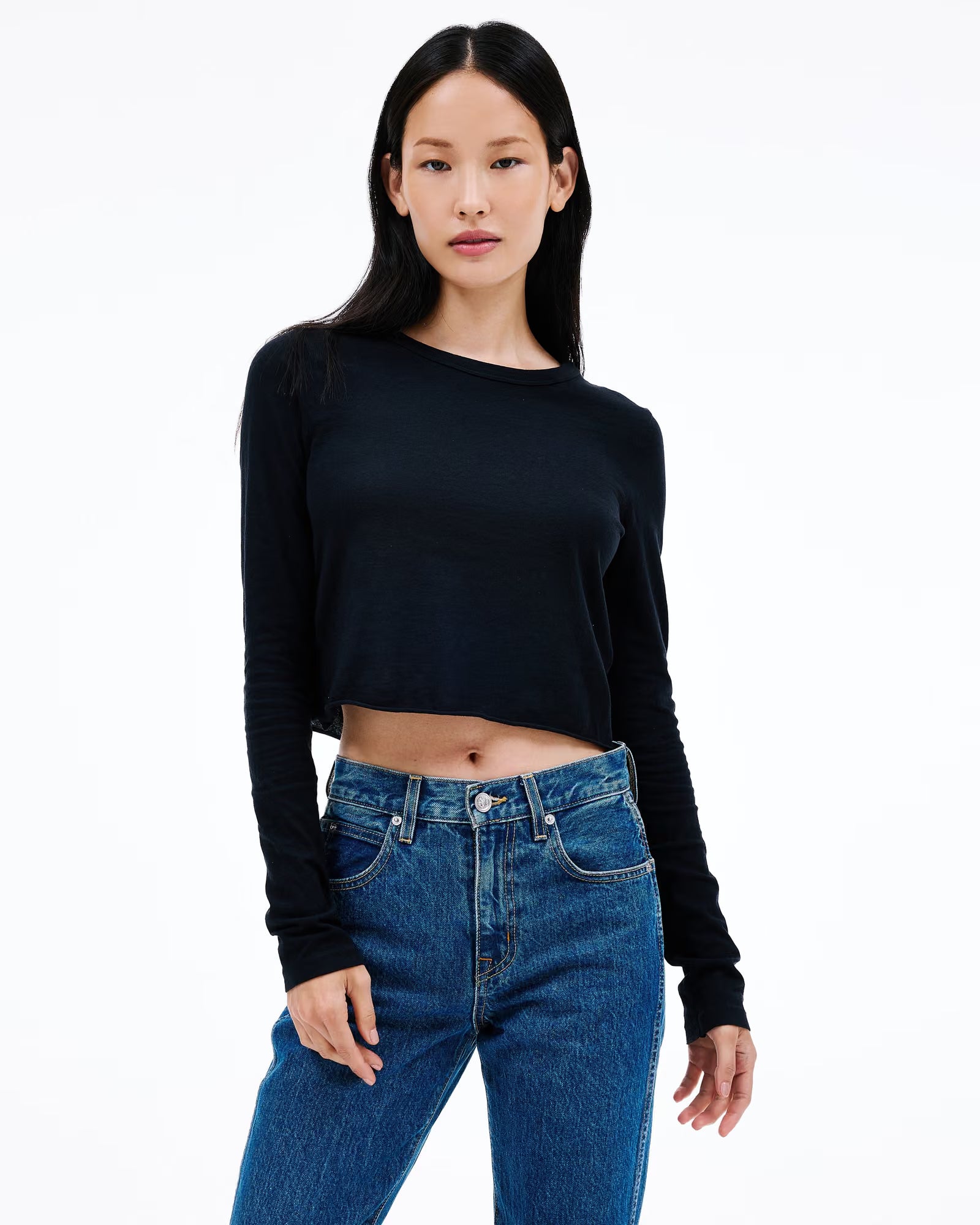 Baby Long Sleeve Crop Tee