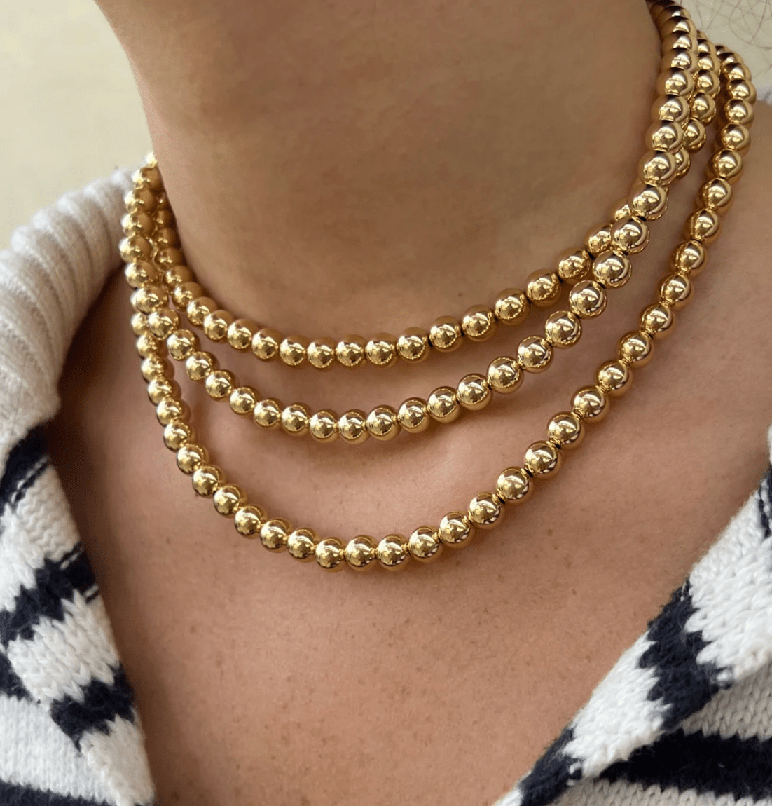 7MM Signature Beaded Necklace - Detour Boutiques