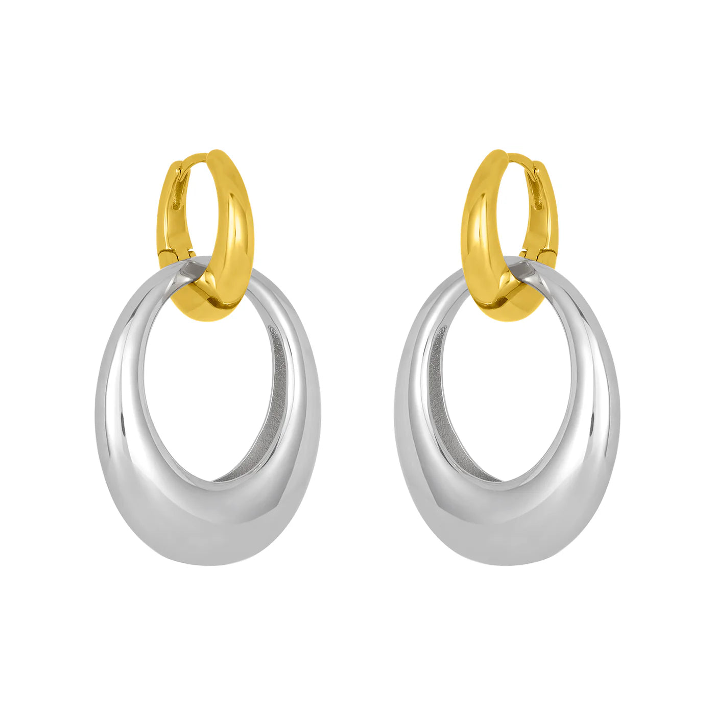 Petra Mixed Metal Hoops