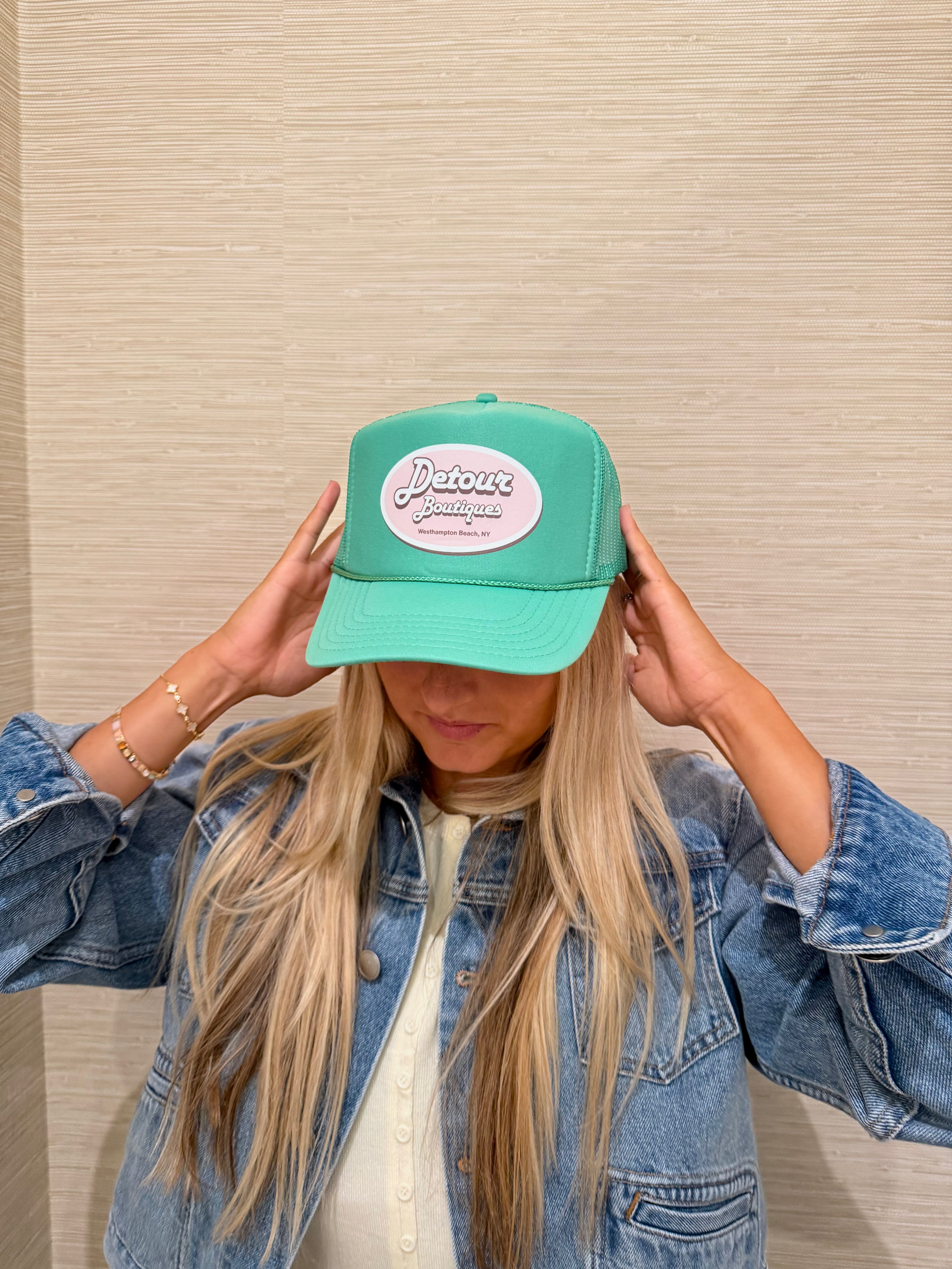 Detour Green Trucker Hat